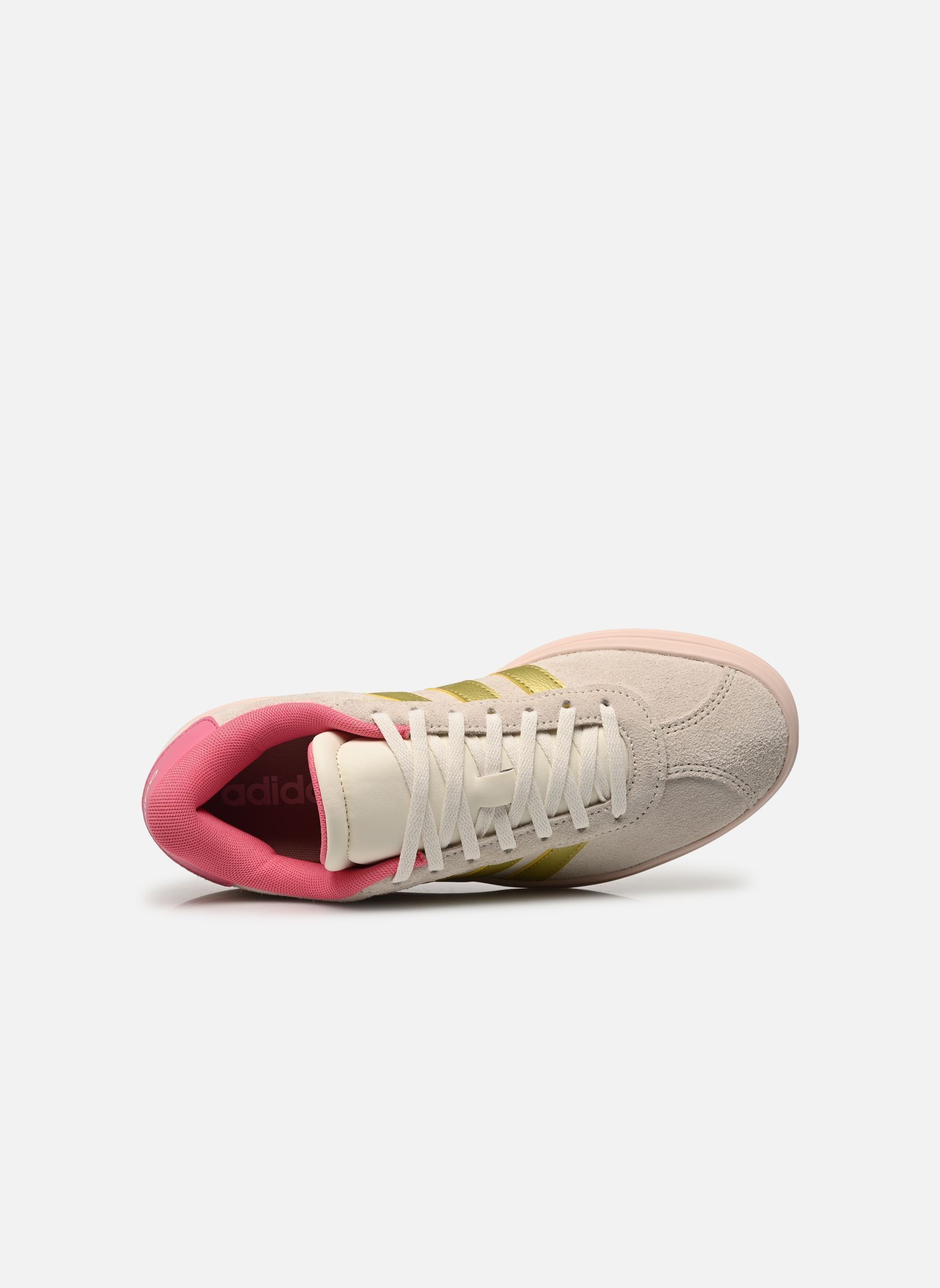 Sneakers VL COURT BOLD J meisjes wit adidas sportswear Sneakers VL COURT BOLD J meisjes wit OWHITE/GOLDMT/PNKFUS