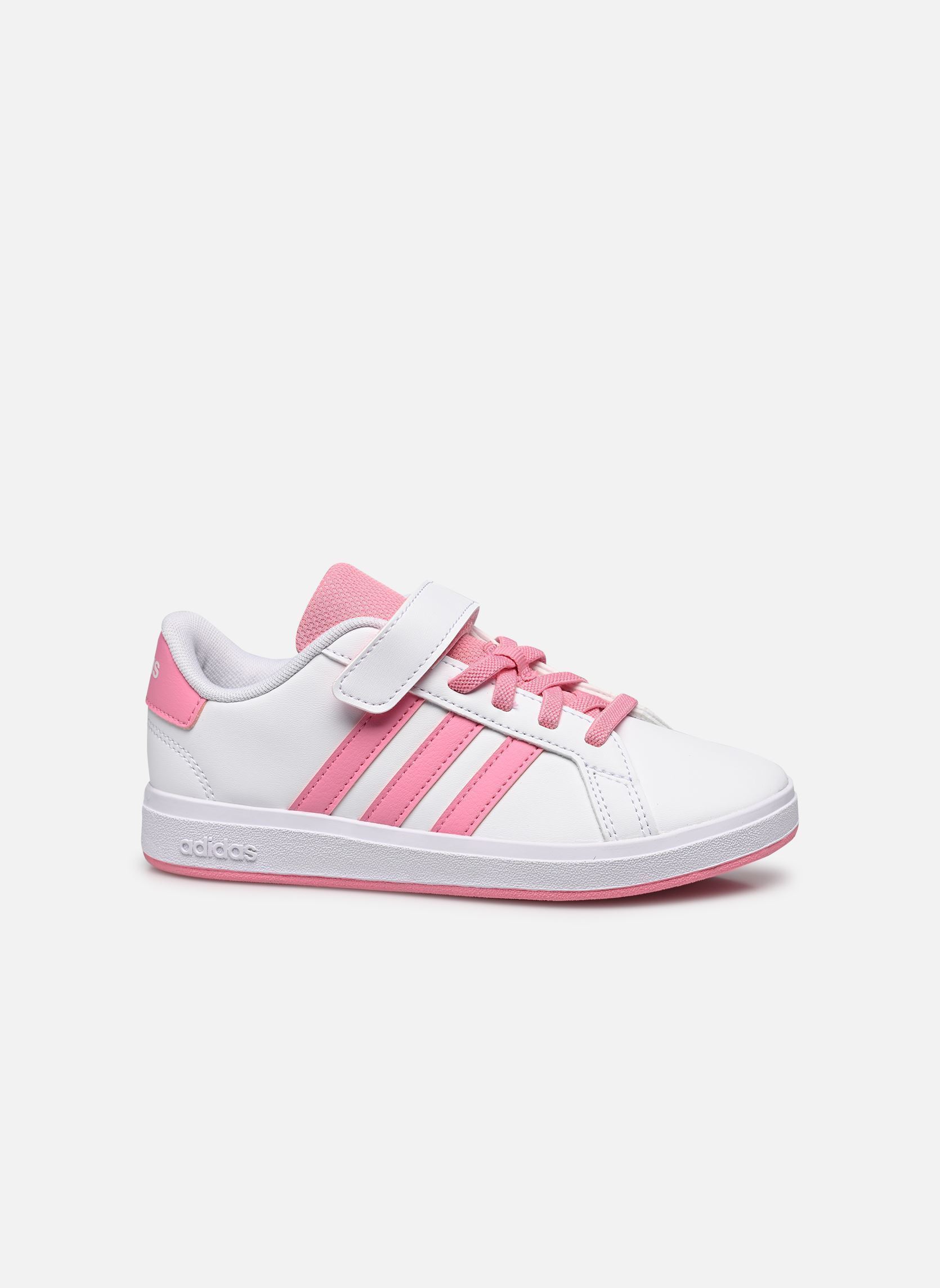 Baskets Grand Court 2.0 El blanc adidas sportswear Baskets Grand Court 2.0 El blanc FTWWHT/BLIPNK/CBLACK