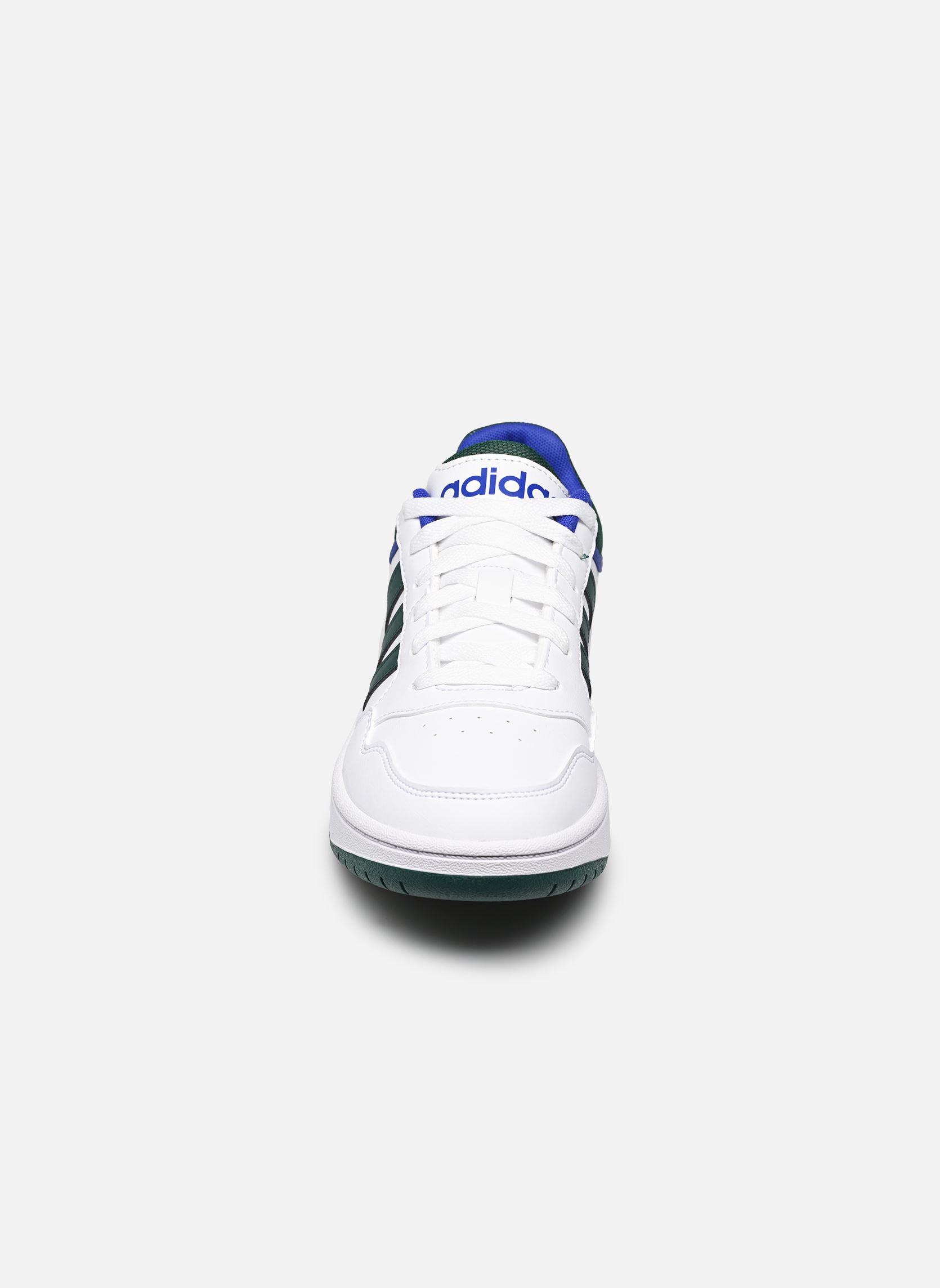 Baskets Hoops 3.0 J blanc adidas sportswear Baskets Hoops 3.0 J blanc FTWWHT/CGREEN/LIOBLU
