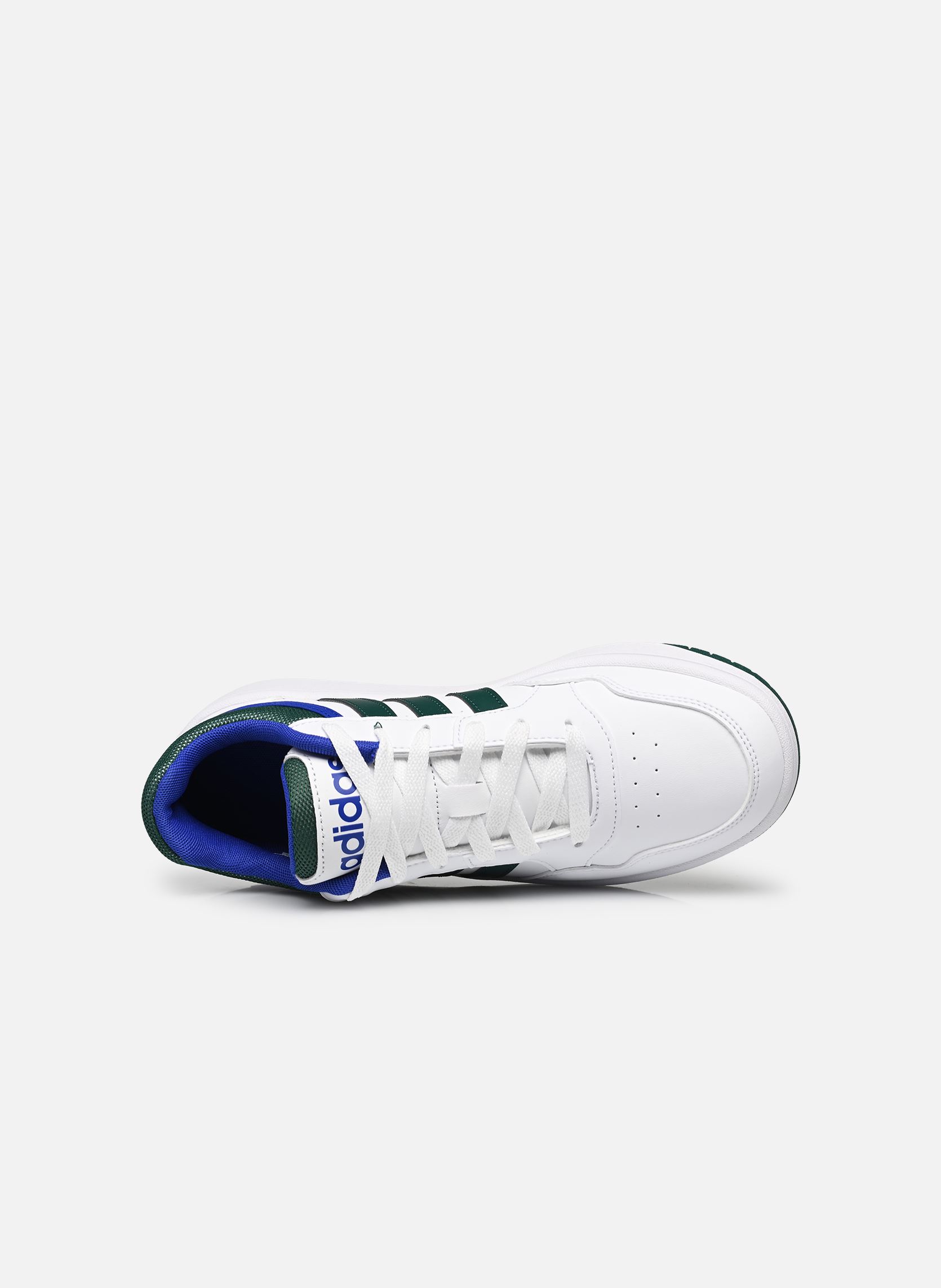 Baskets Hoops 3.0 J blanc adidas sportswear Baskets Hoops 3.0 J blanc FTWWHT/CGREEN/LIOBLU