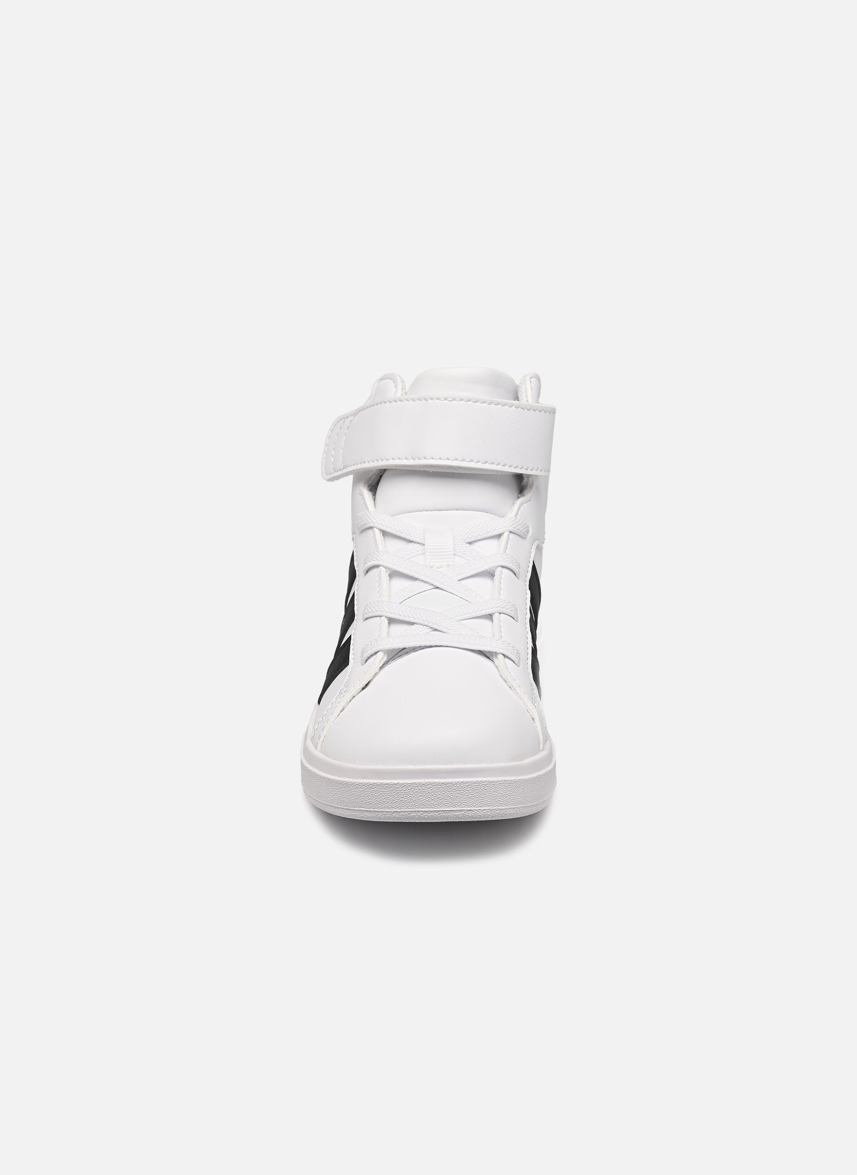 Baskets Grand Court Mid K blanc adidas sportswear Baskets Grand Court Mid K blanc FTWBLA/NOIESS/FTWBLA