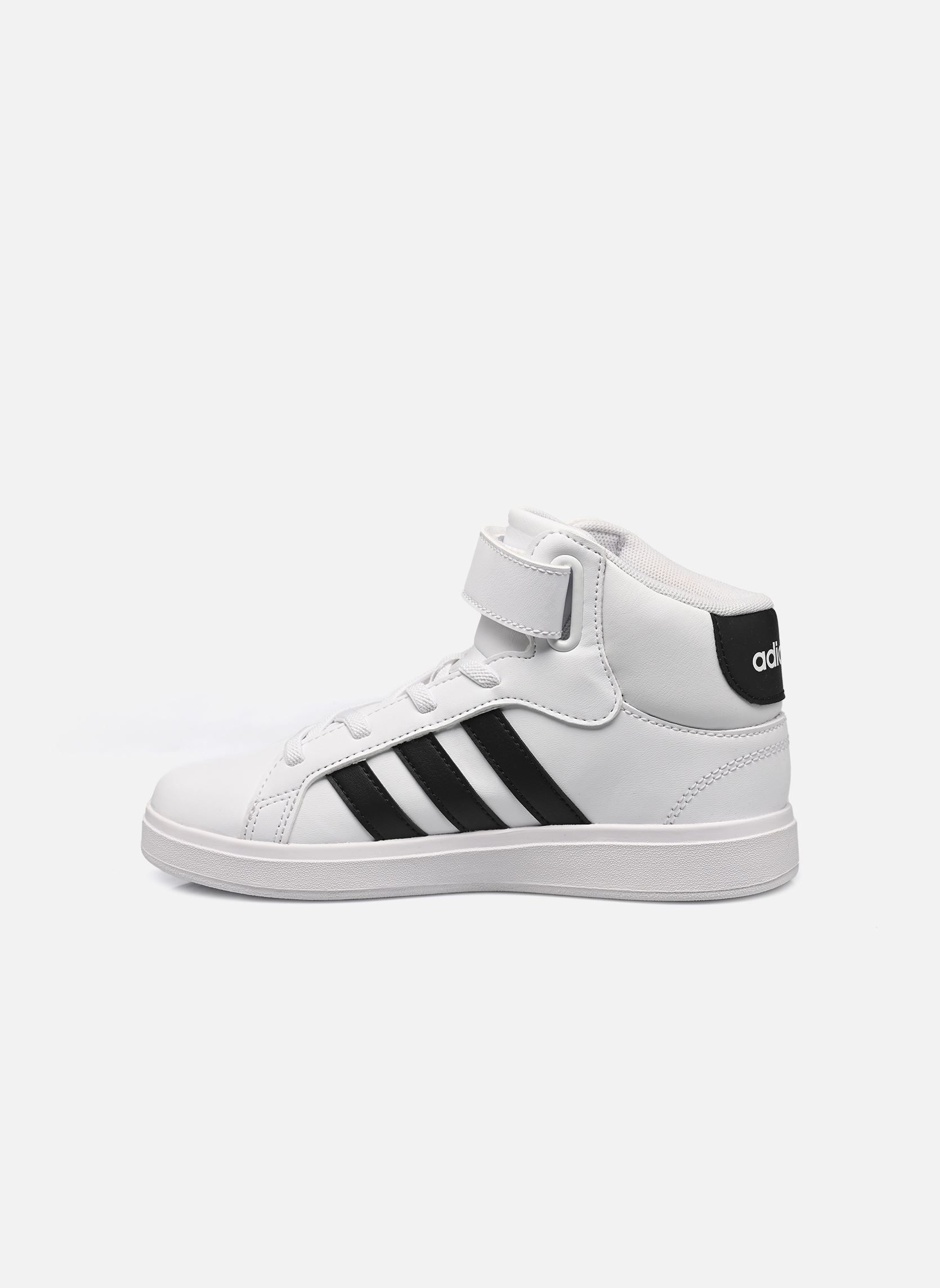 Baskets Grand Court Mid K blanc adidas sportswear Baskets Grand Court Mid K blanc FTWBLA/NOIESS/FTWBLA