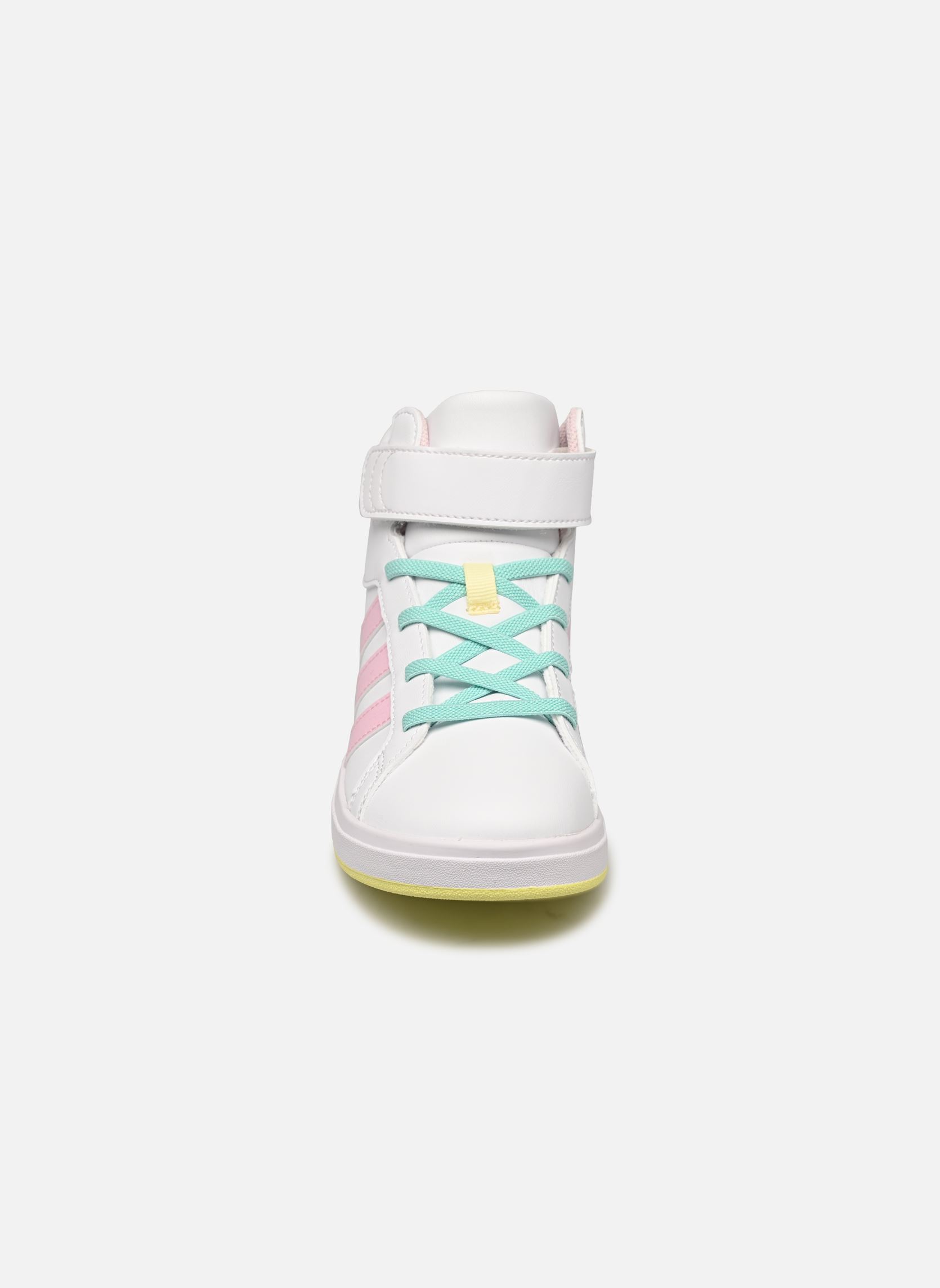 Zapatillas Grand Court Mid K niña blanco adidas sportswear Zapatillas Grand Court Mid K niña blanco FTWBLA/ROSCLA/JAUGLA