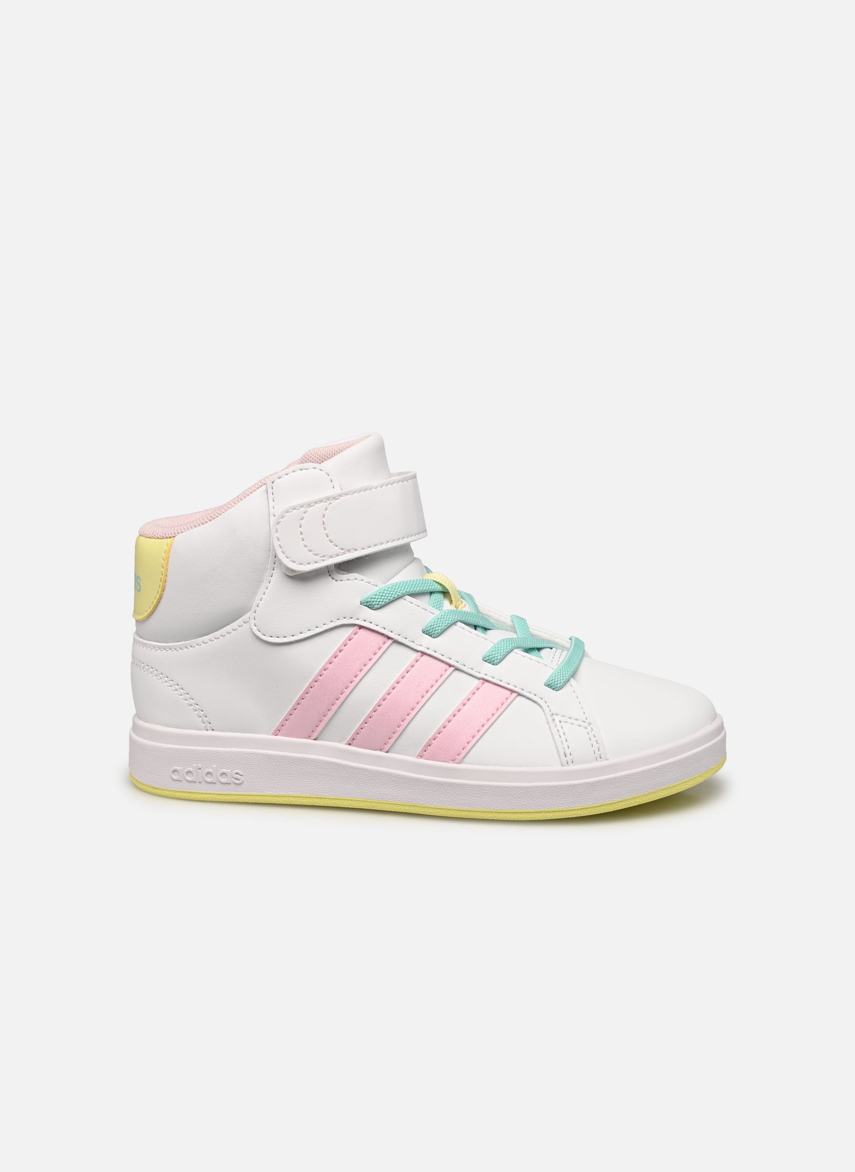 Zapatillas Grand Court Mid K niña blanco adidas sportswear Zapatillas Grand Court Mid K niña blanco FTWBLA/ROSCLA/JAUGLA