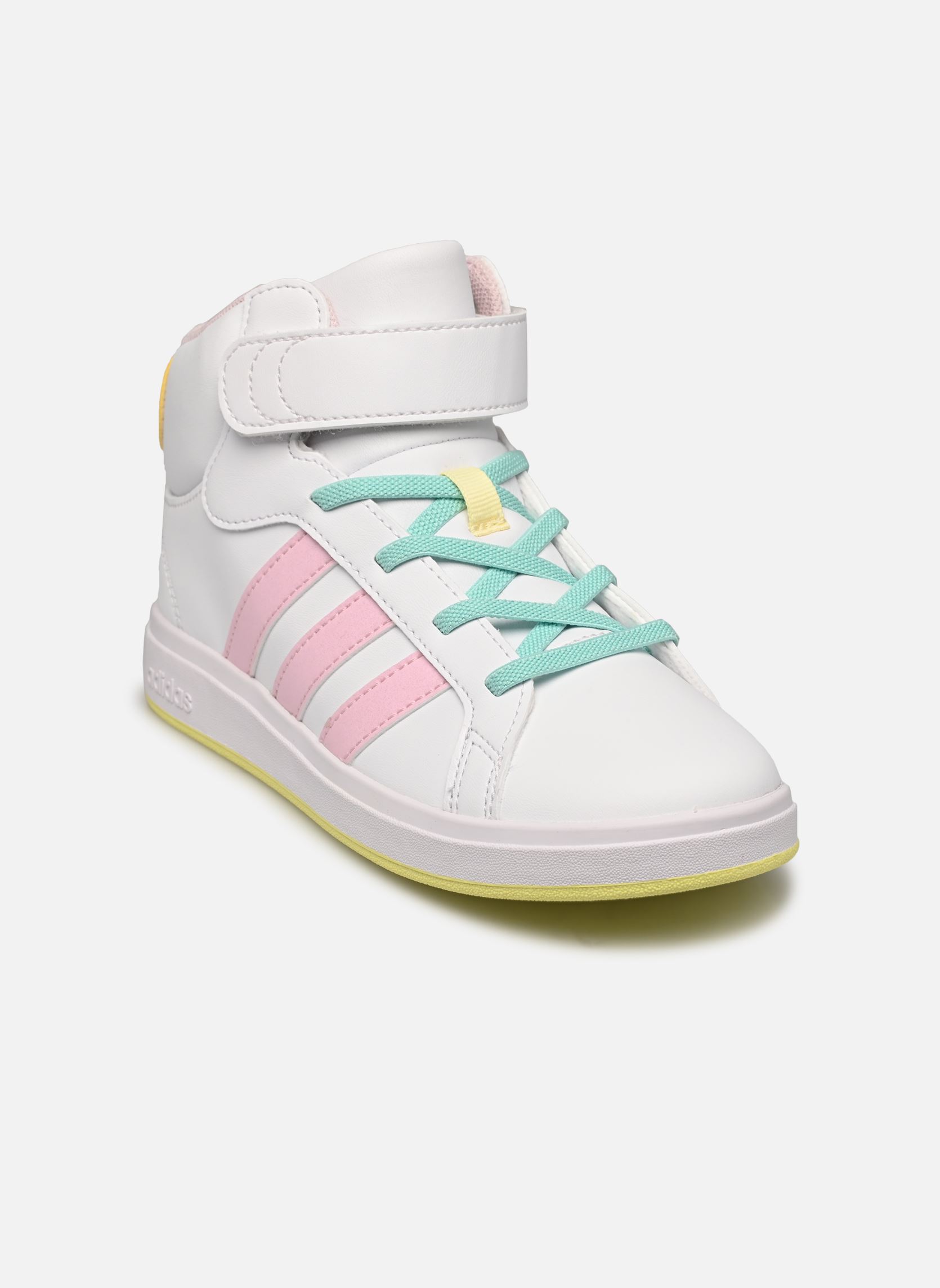 Baskets montantes enfant adidas Grand Court Mid K - vue 2