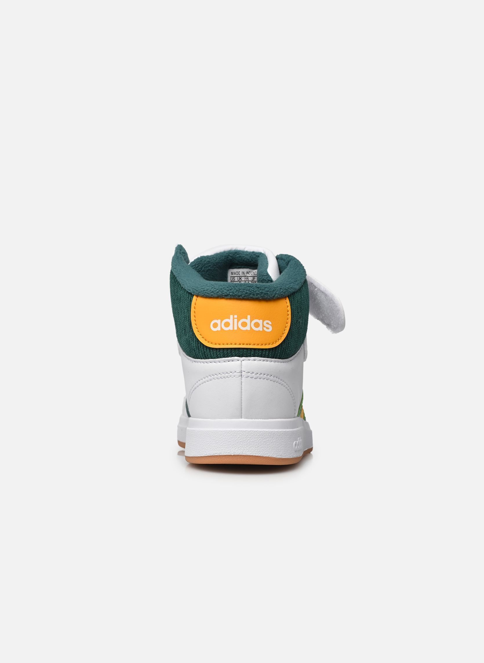 Baskets Grand Court Mid K multicolore adidas sportswear Baskets Grand Court Mid K multicolore FTWWHT/CGREEN/COGOLD