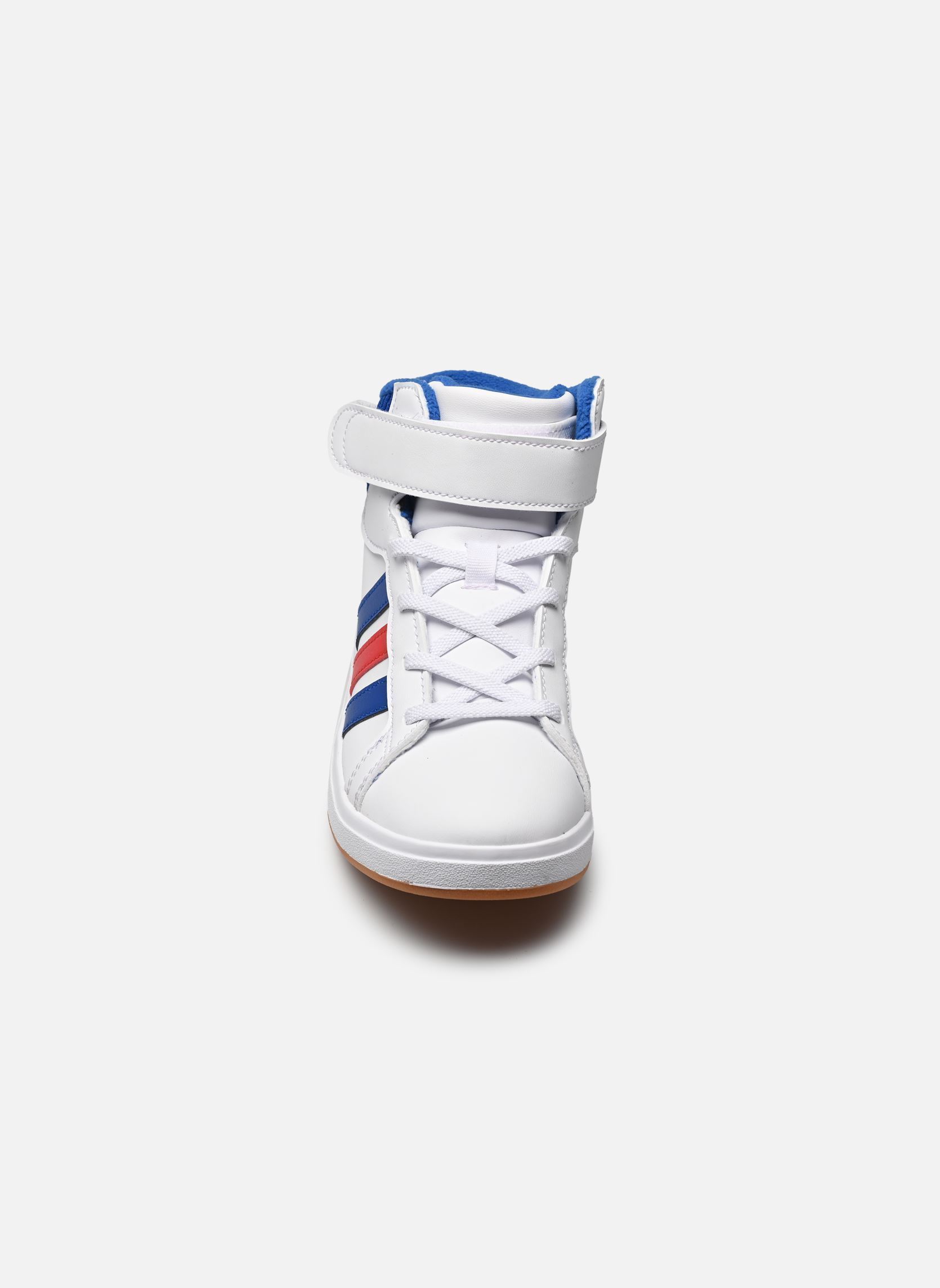 Baskets Grand Court Mid K multicolore adidas sportswear Baskets Grand Court Mid K multicolore FTWWHT/CROYAL/COLRED