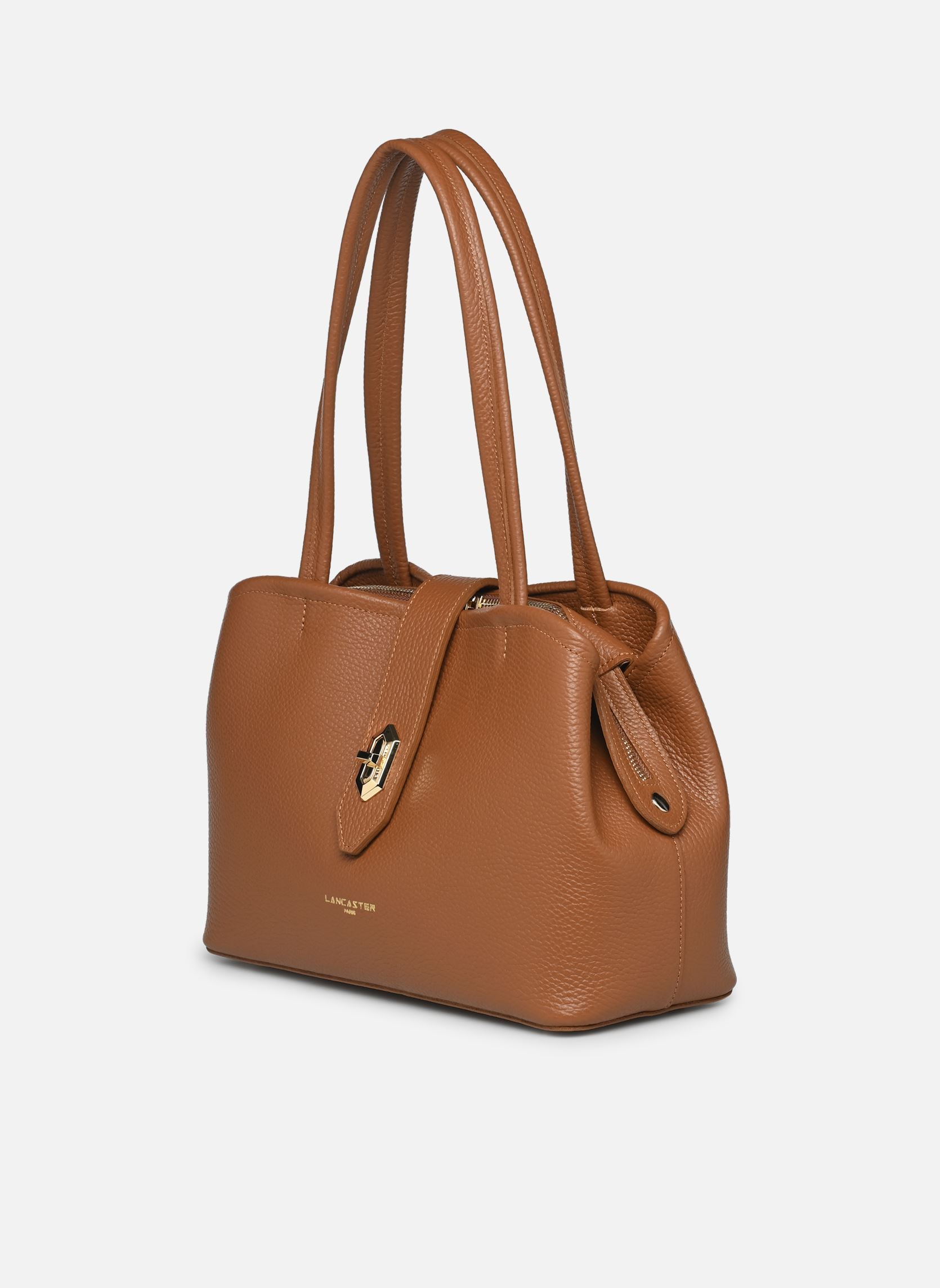 Sacs bandoulière Sac cabas épaule Avec fermoir M Top Doub femme marron Lancaster Sacs bandoulière Sac cabas épaule Avec fermoir M Top Doub femme marron CAMEL_IN_ORANGE