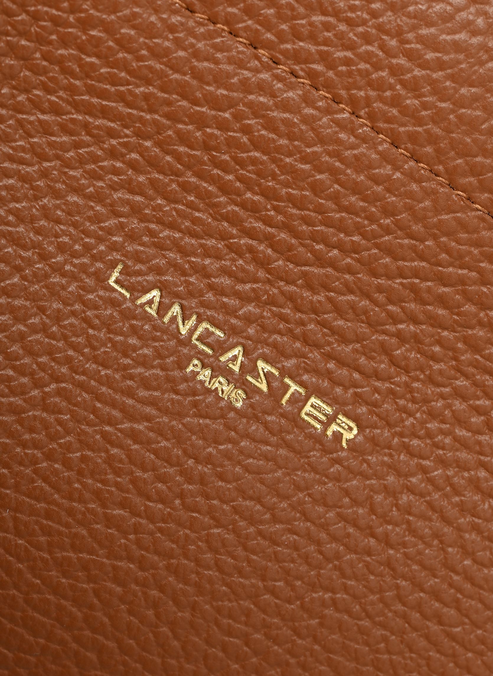 Cabas Sac à main Zippée M Foulonné Double femme marron Lancaster Cabas Sac à main Zippée M Foulonné Double femme marron CAMEL_IN_ORANGE