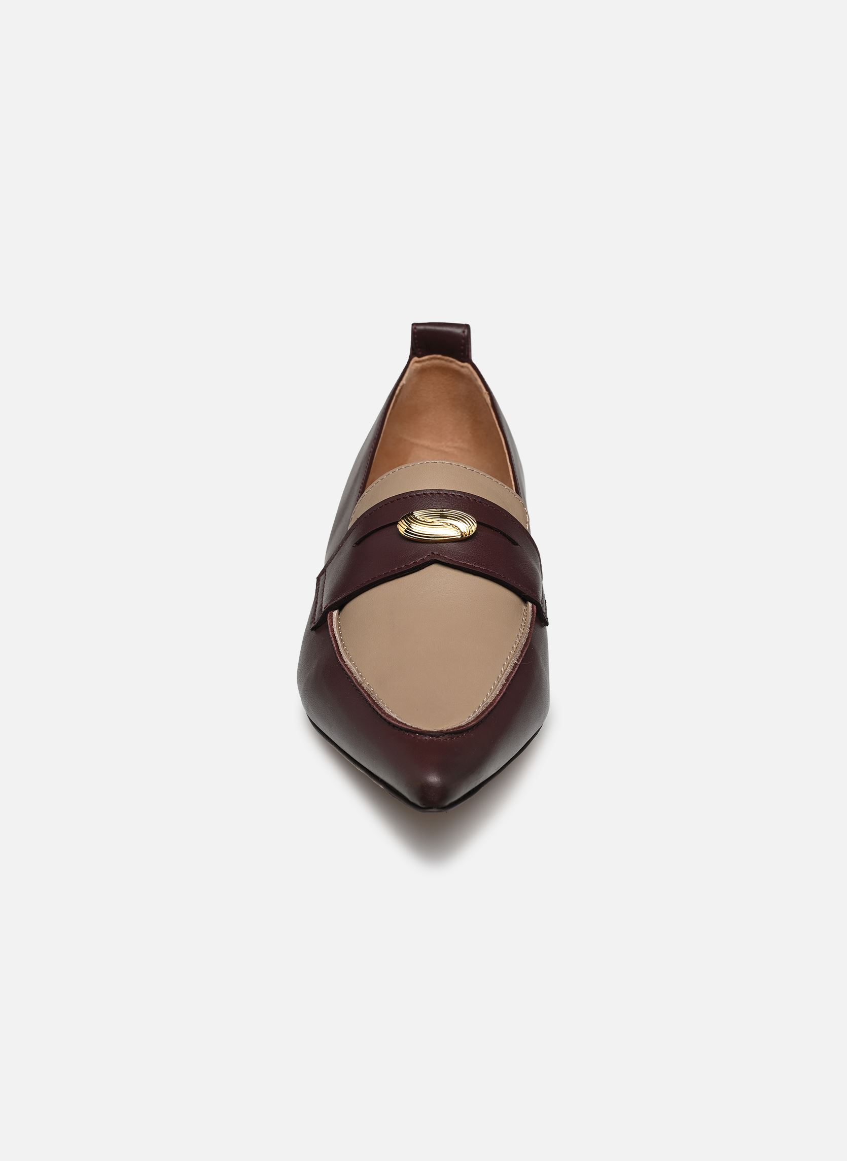Loafer Penelope damen bordeaux Flattered Loafer Penelope damen bordeaux LEATHER BURGUNDY/TAUPE