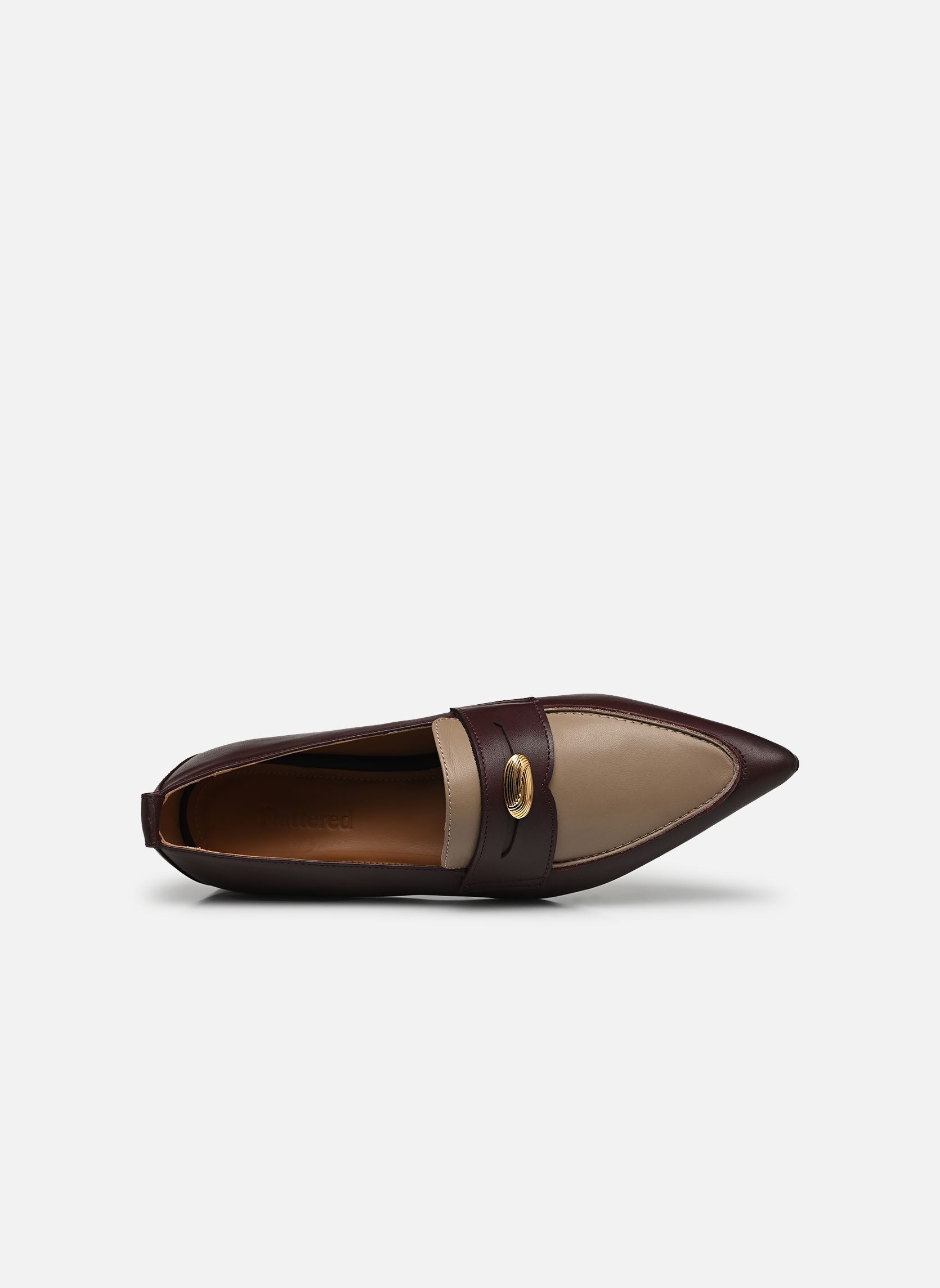 Loafer Penelope damen bordeaux Flattered Loafer Penelope damen bordeaux LEATHER BURGUNDY/TAUPE