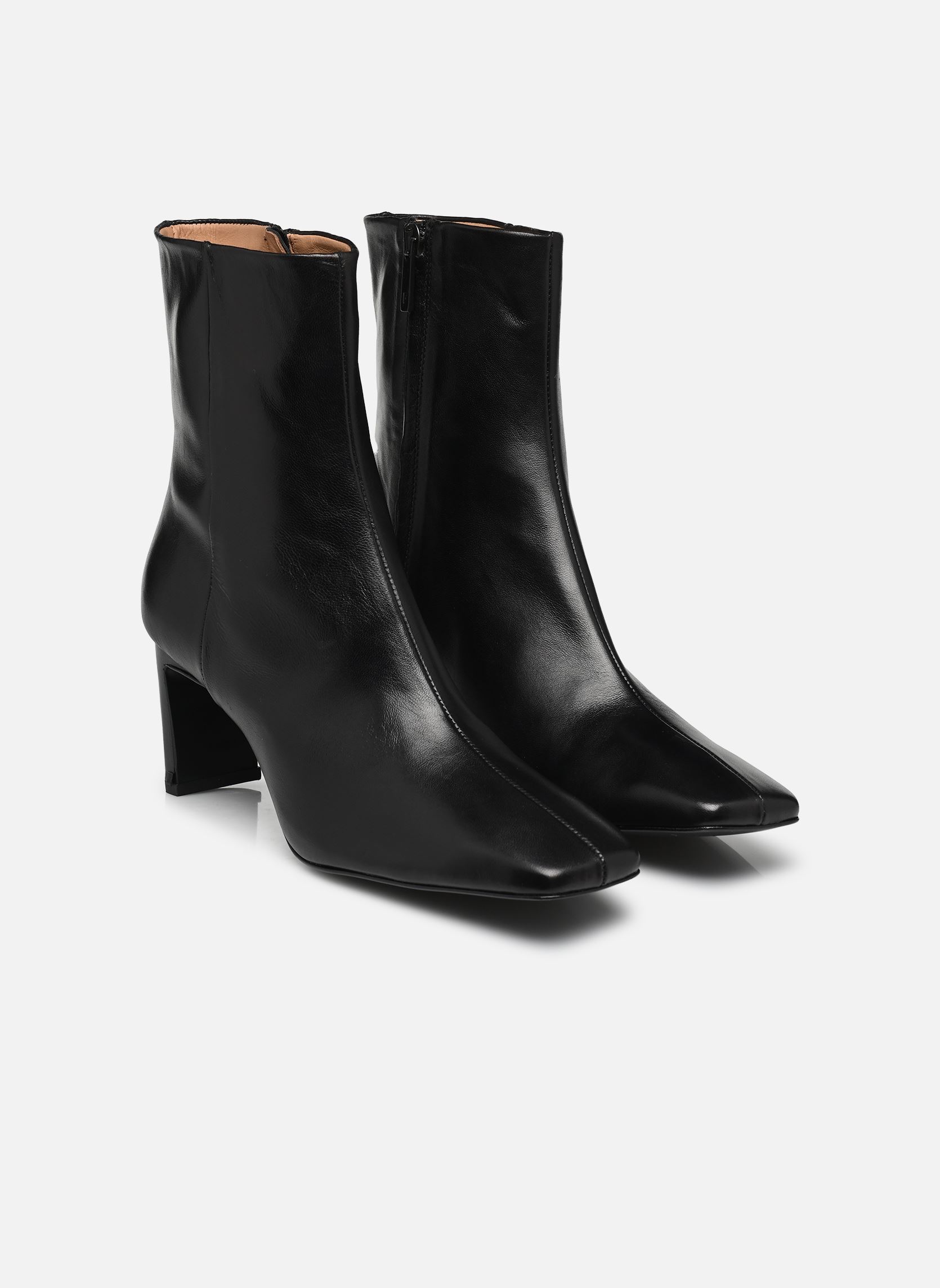 Stiefeletten und Stiefel Moa damen schwarz Flattered Stiefeletten und Stiefel Moa damen schwarz LEATHER BLACK