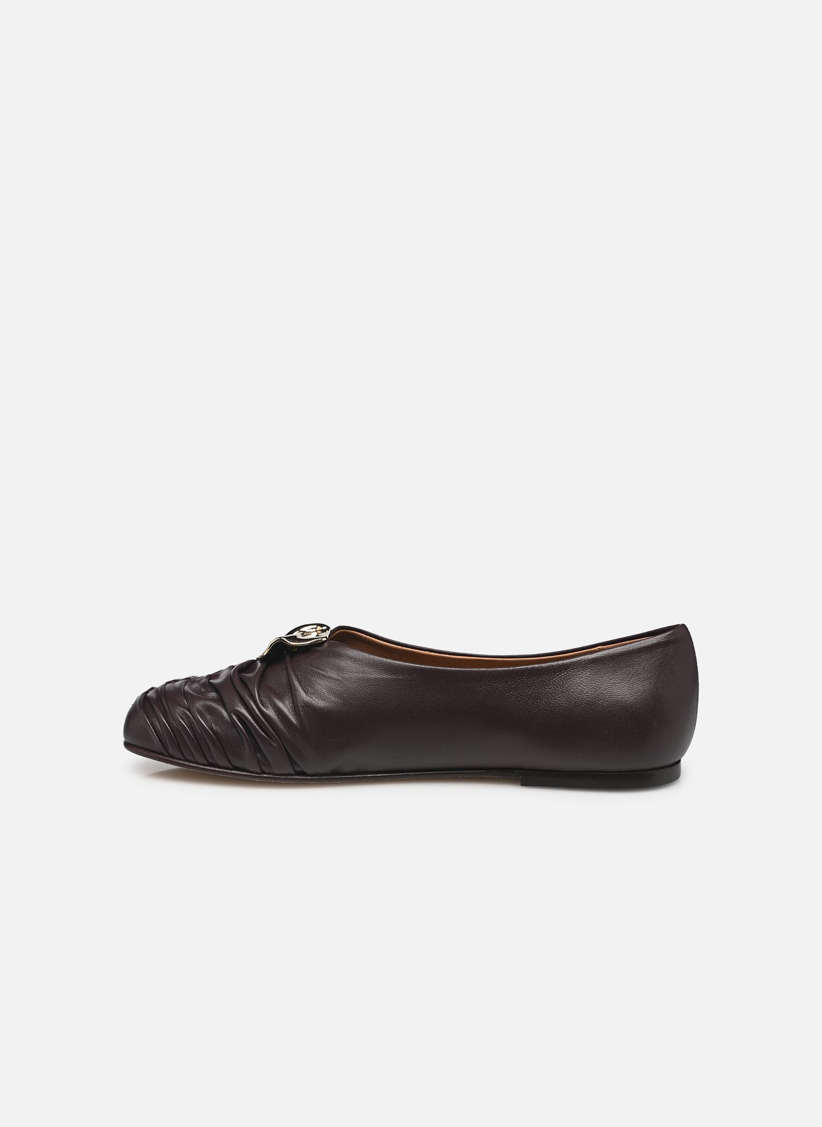 Ballerines classiques Barbro femme bordeaux Flattered Ballerines classiques Barbro femme bordeaux LEATHER BURGUNDY