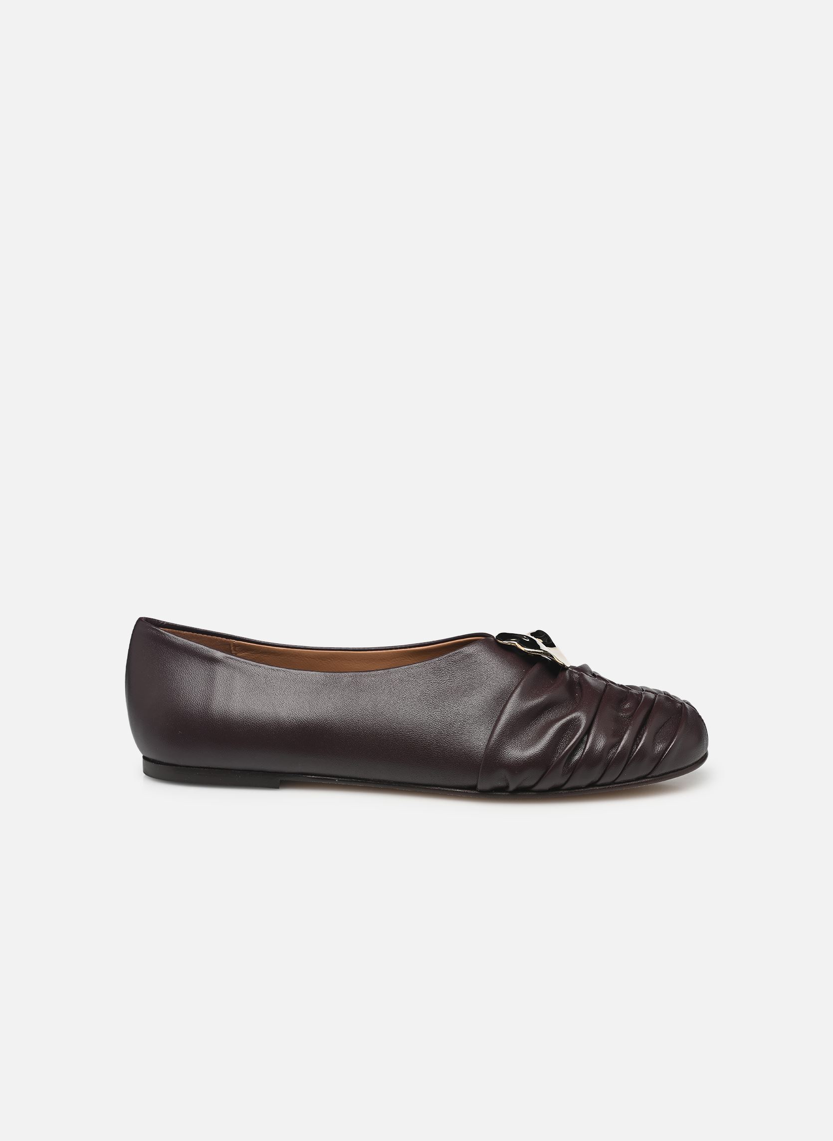 Ballerines classiques Barbro femme bordeaux Flattered Ballerines classiques Barbro femme bordeaux LEATHER BURGUNDY