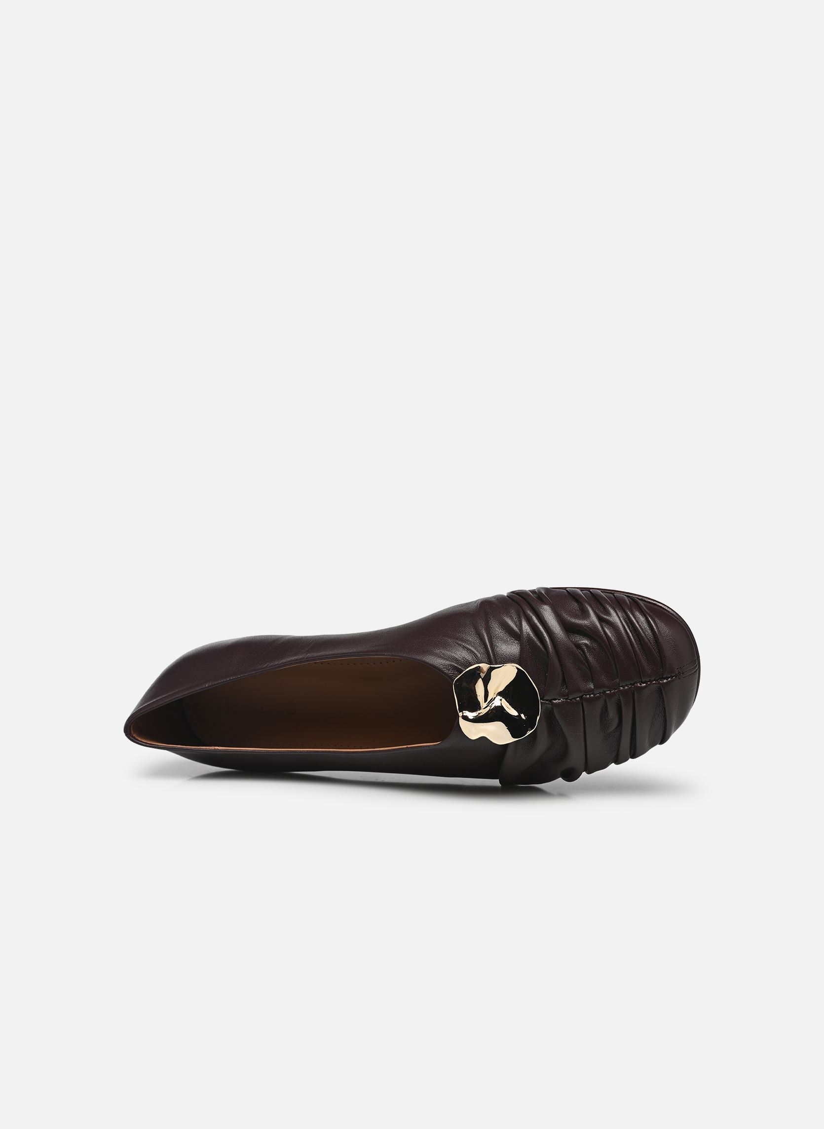 Ballerines classiques Barbro femme bordeaux Flattered Ballerines classiques Barbro femme bordeaux LEATHER BURGUNDY