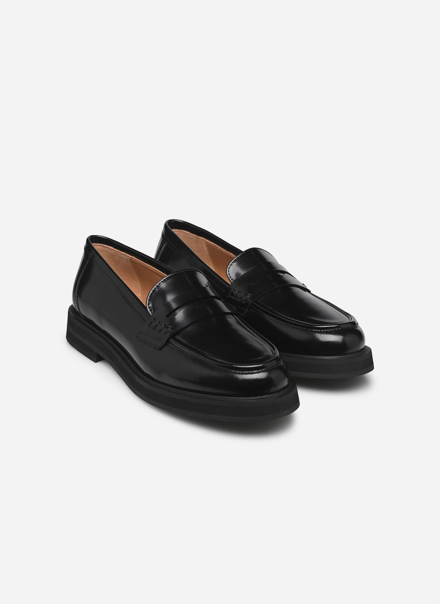 Loafer Sadie damen schwarz Flattered Loafer Sadie damen schwarz LEATHER BLACK