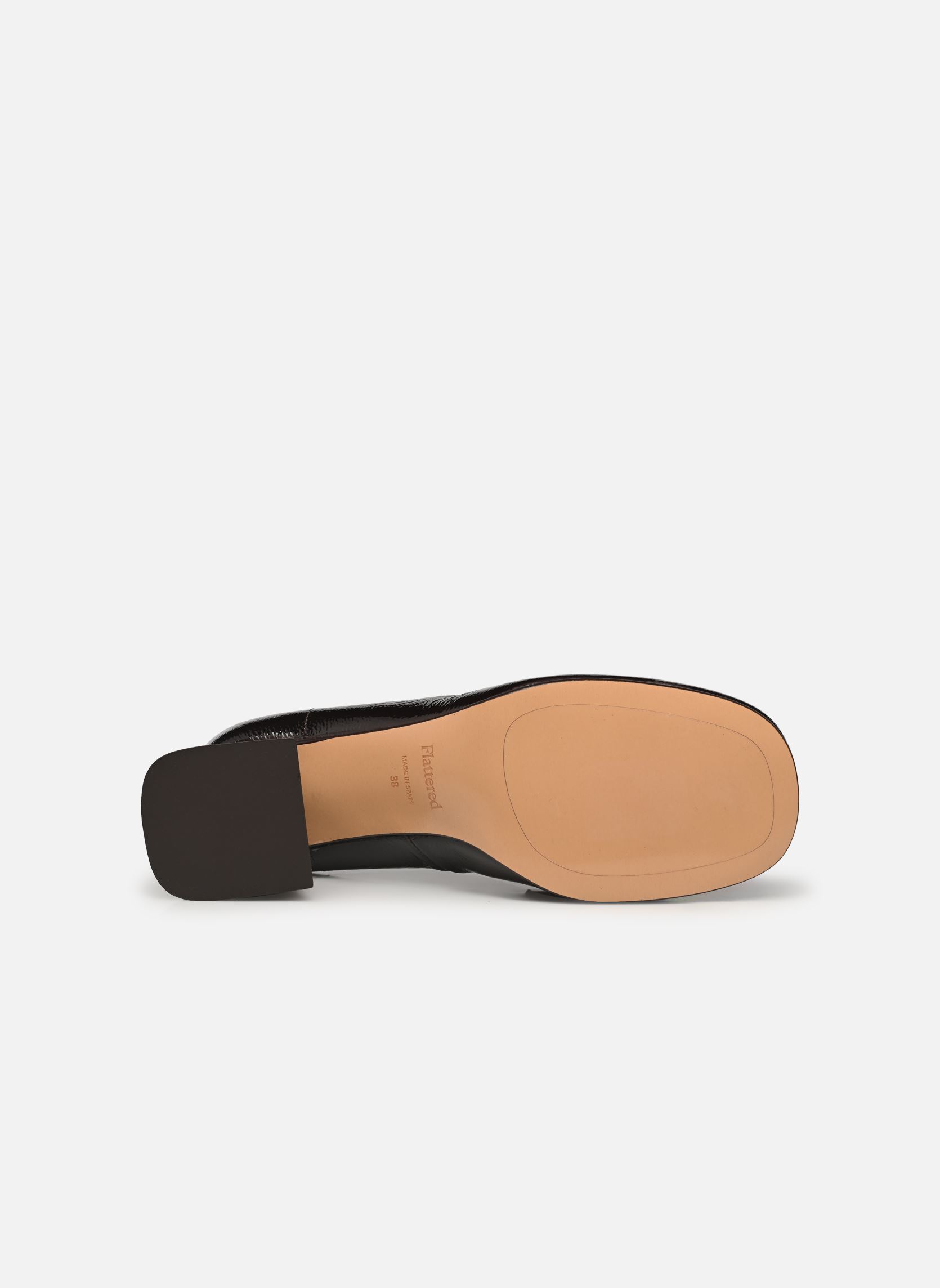 Mocassins Ellinor femme bordeaux Flattered Mocassins Ellinor femme bordeaux LEATHER PATENT BURGUNDY