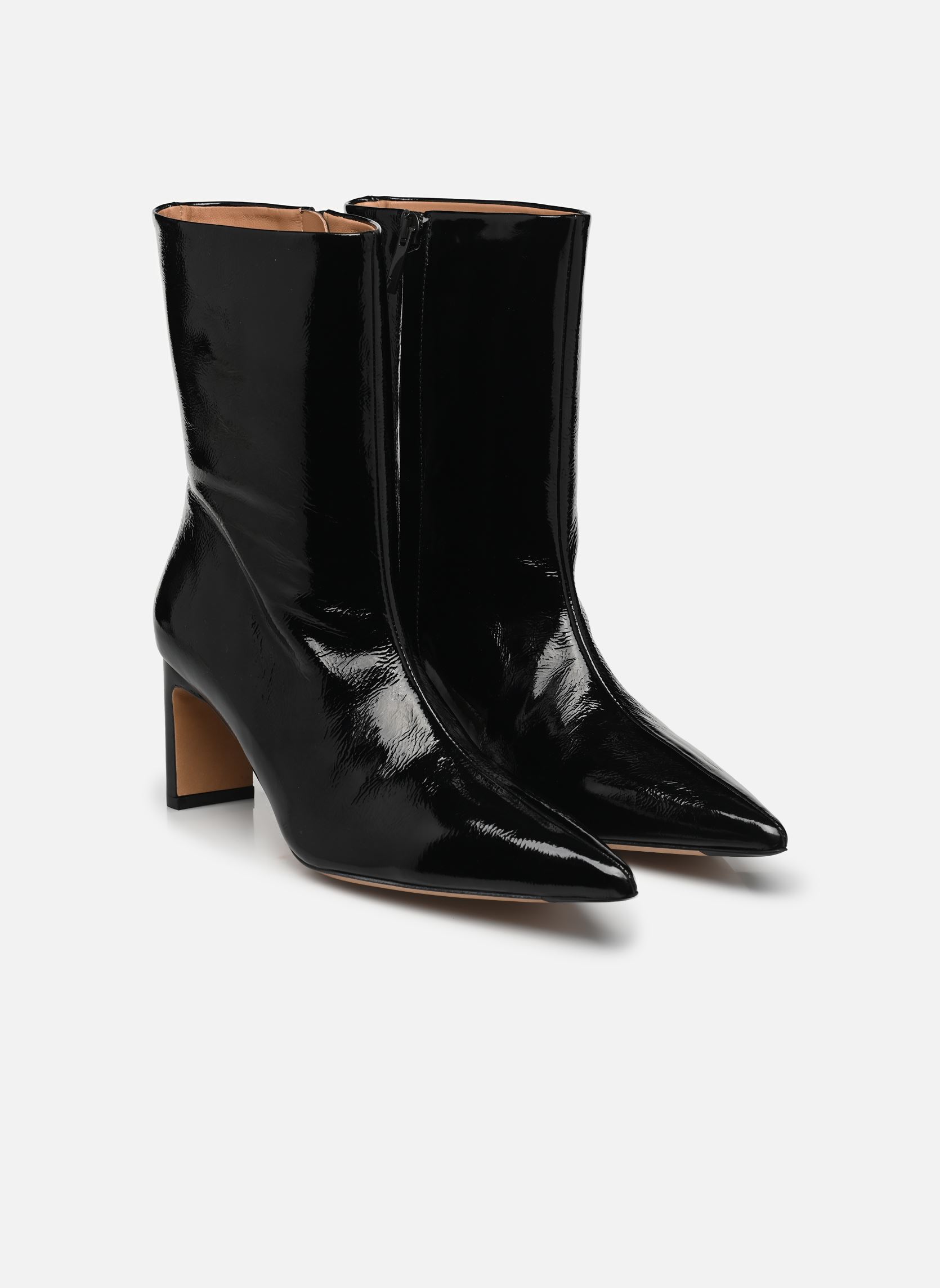 Stivaletti e stivali Cass donna nero Flattered Stivaletti e stivali Cass donna nero LEATHER BLACK