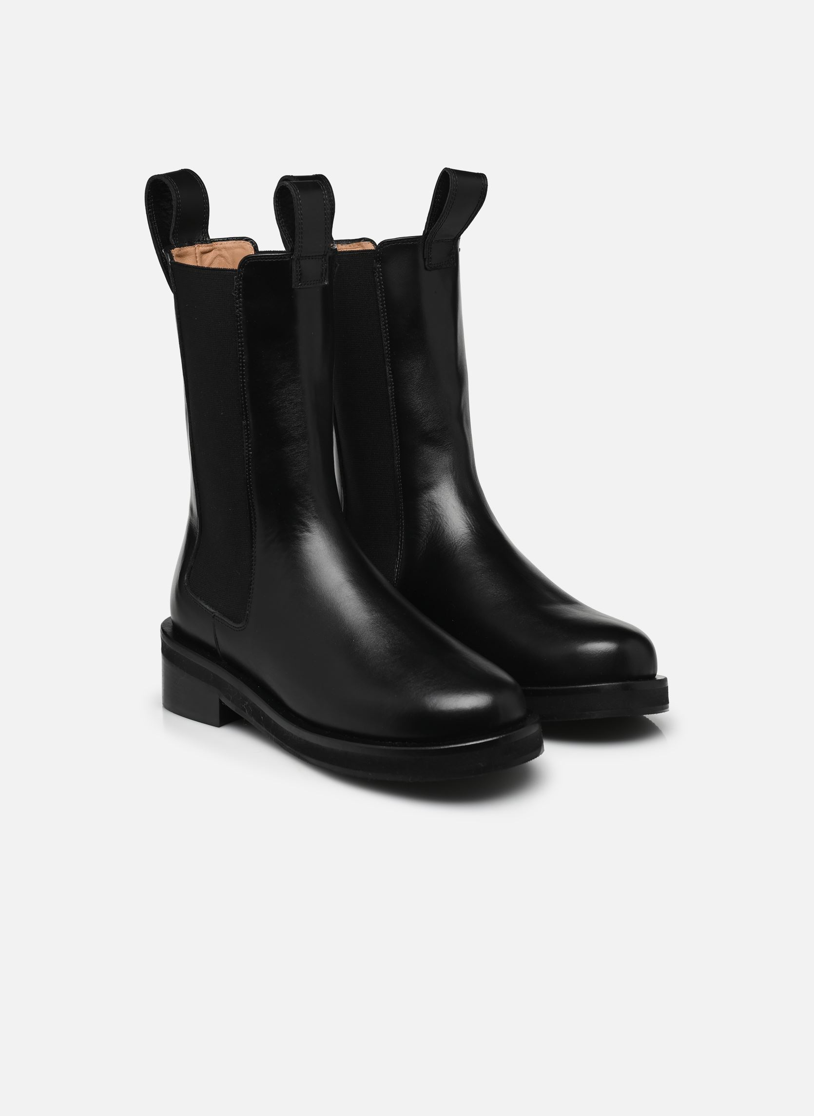 Bottines et boots Liana femme noir Flattered Bottines et boots Liana femme noir LEATHER BLACK
