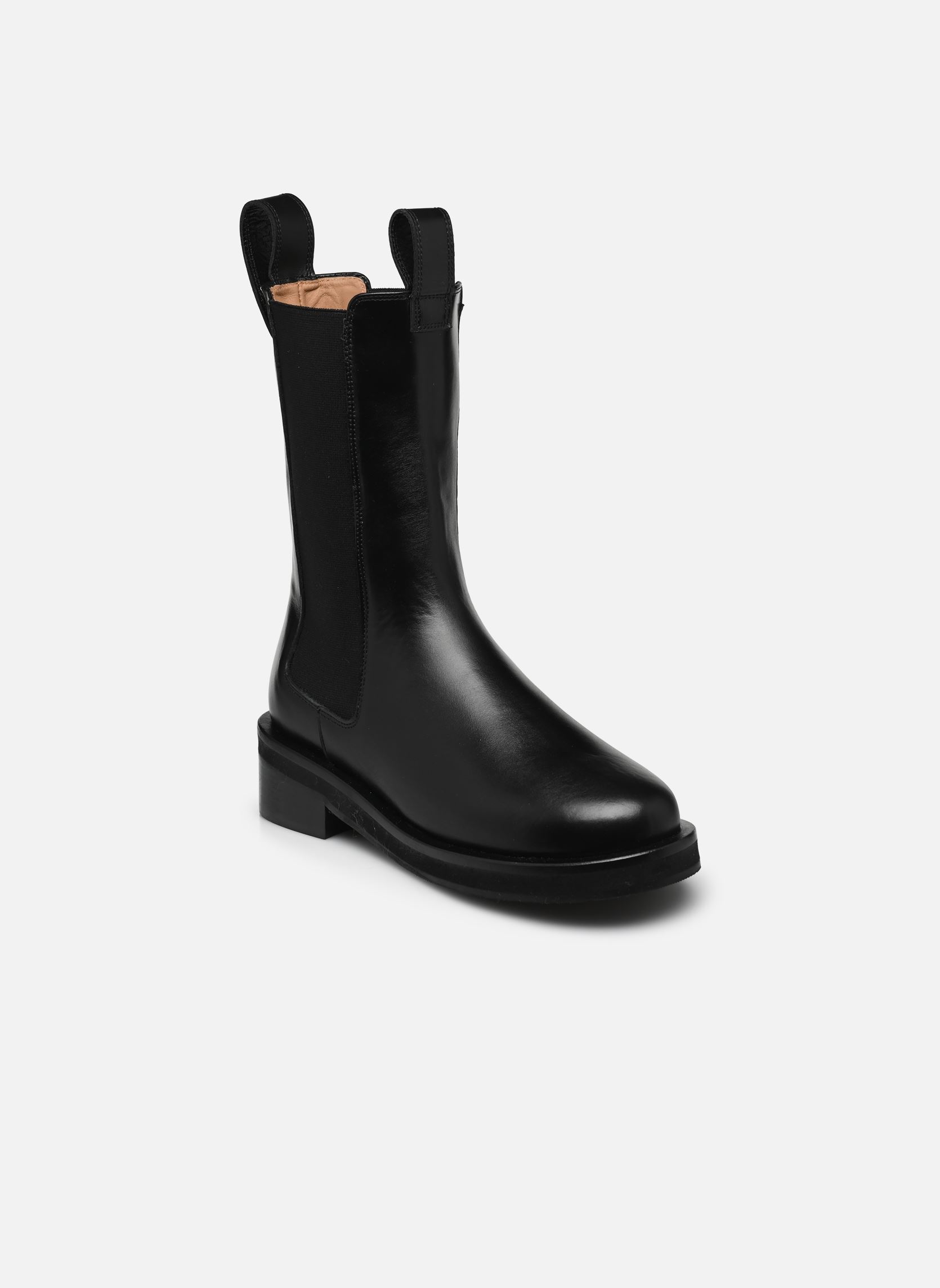 Bottines et boots Liana femme noir Flattered Bottines et boots Liana femme noir LEATHER BLACK
