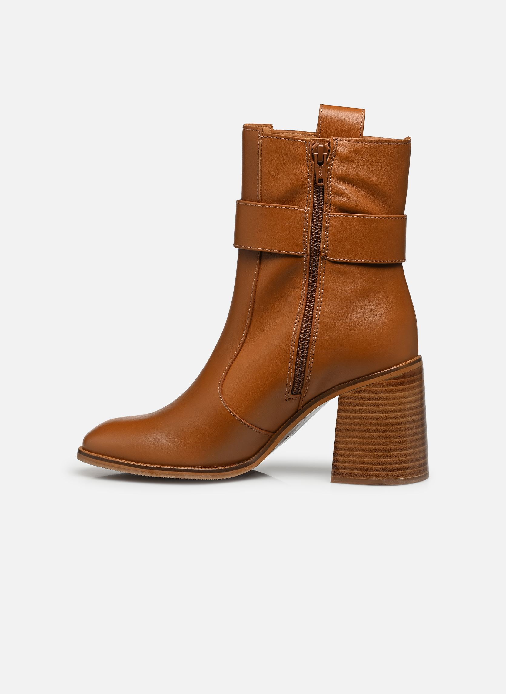 Stiefeletten und Stiefel New Ring Line Ankle Boot damen braun See by Chloé Stiefeletten und Stiefel New Ring Line Ankle Boot damen braun TAN