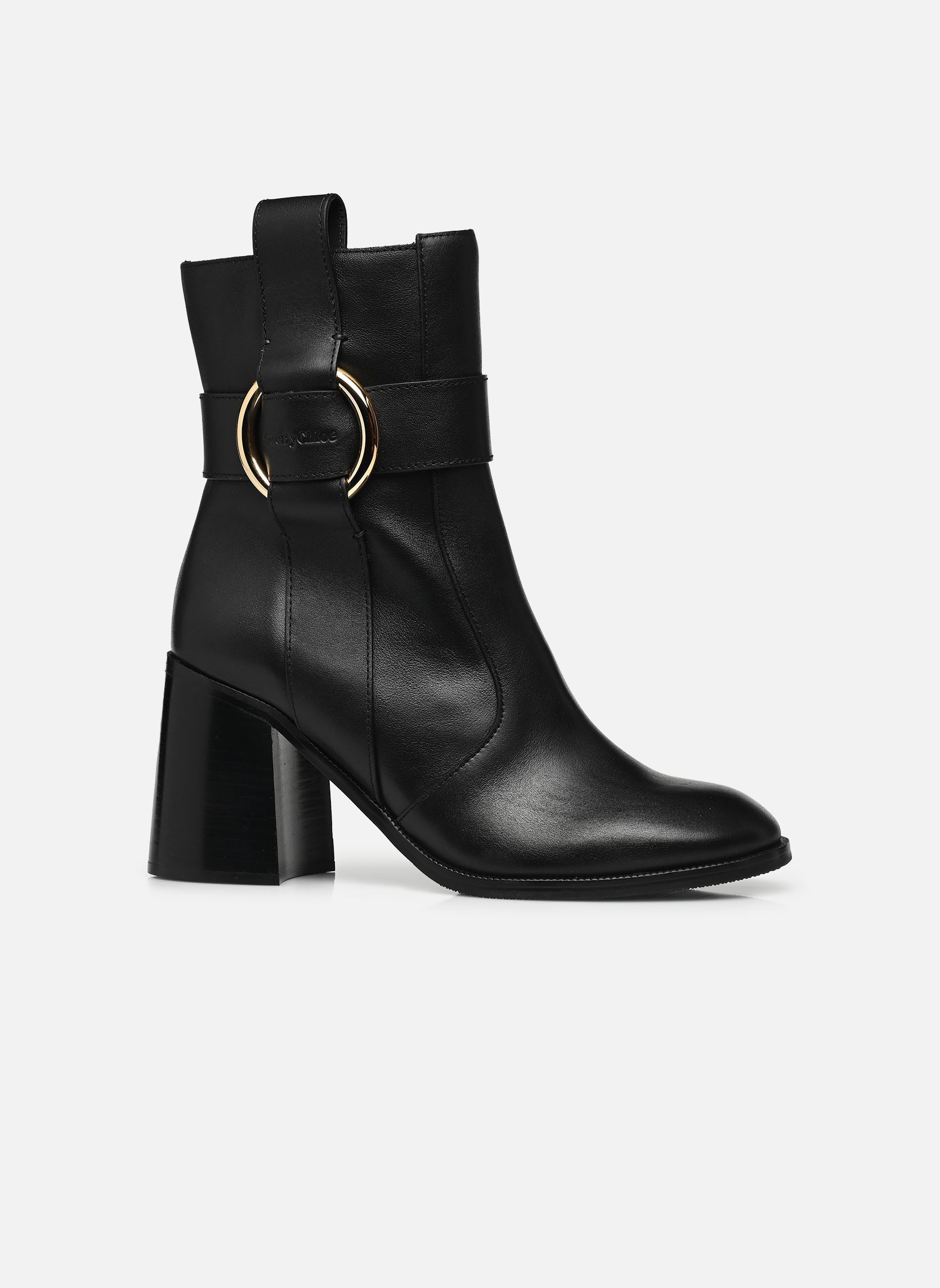Bottines et boots New Ring Line Ankle Boot femme noir See by Chloé Bottines et boots New Ring Line Ankle Boot femme noir BLACK