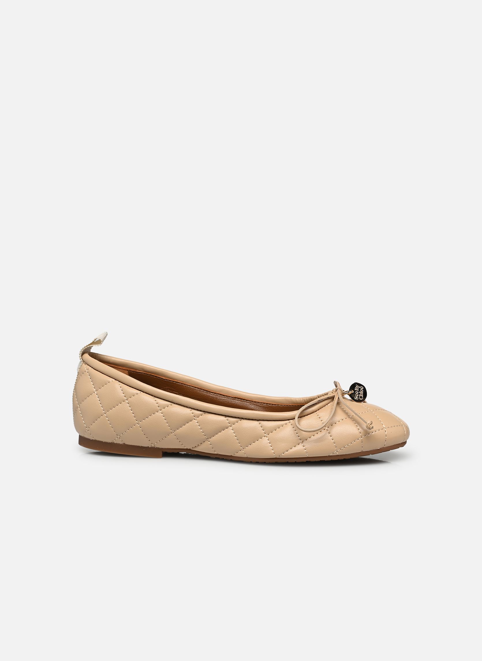 Klassische Ballerinas Jodie Flat damen beige See by Chloé Klassische Ballerinas Jodie Flat damen beige NUDE