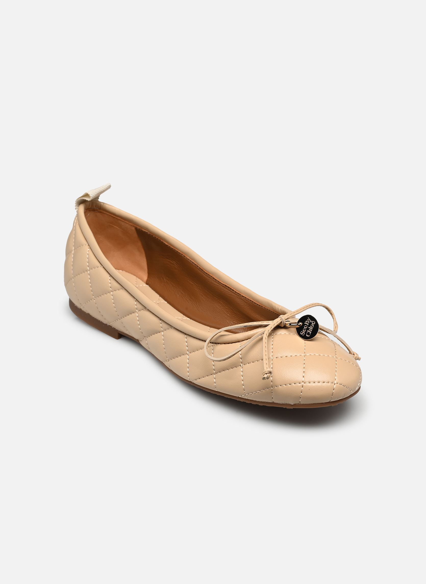 Klassische Ballerinas Jodie Flat damen beige See by Chloé Klassische Ballerinas Jodie Flat damen beige NUDE
