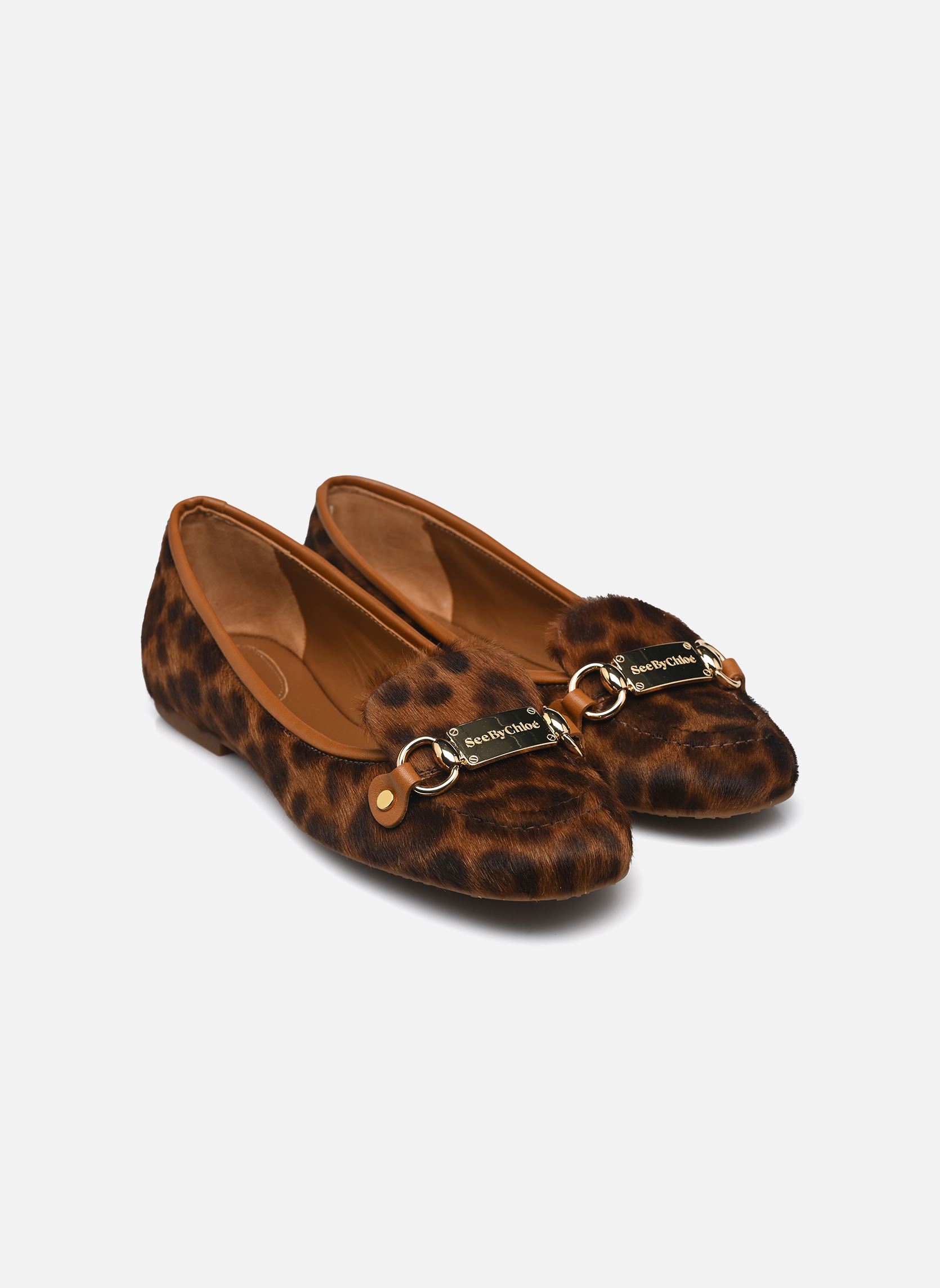 Bailarinas clásicas Signature 1 Flat mujer marrón See by Chloé Bailarinas clásicas Signature 1 Flat mujer marrón TAN