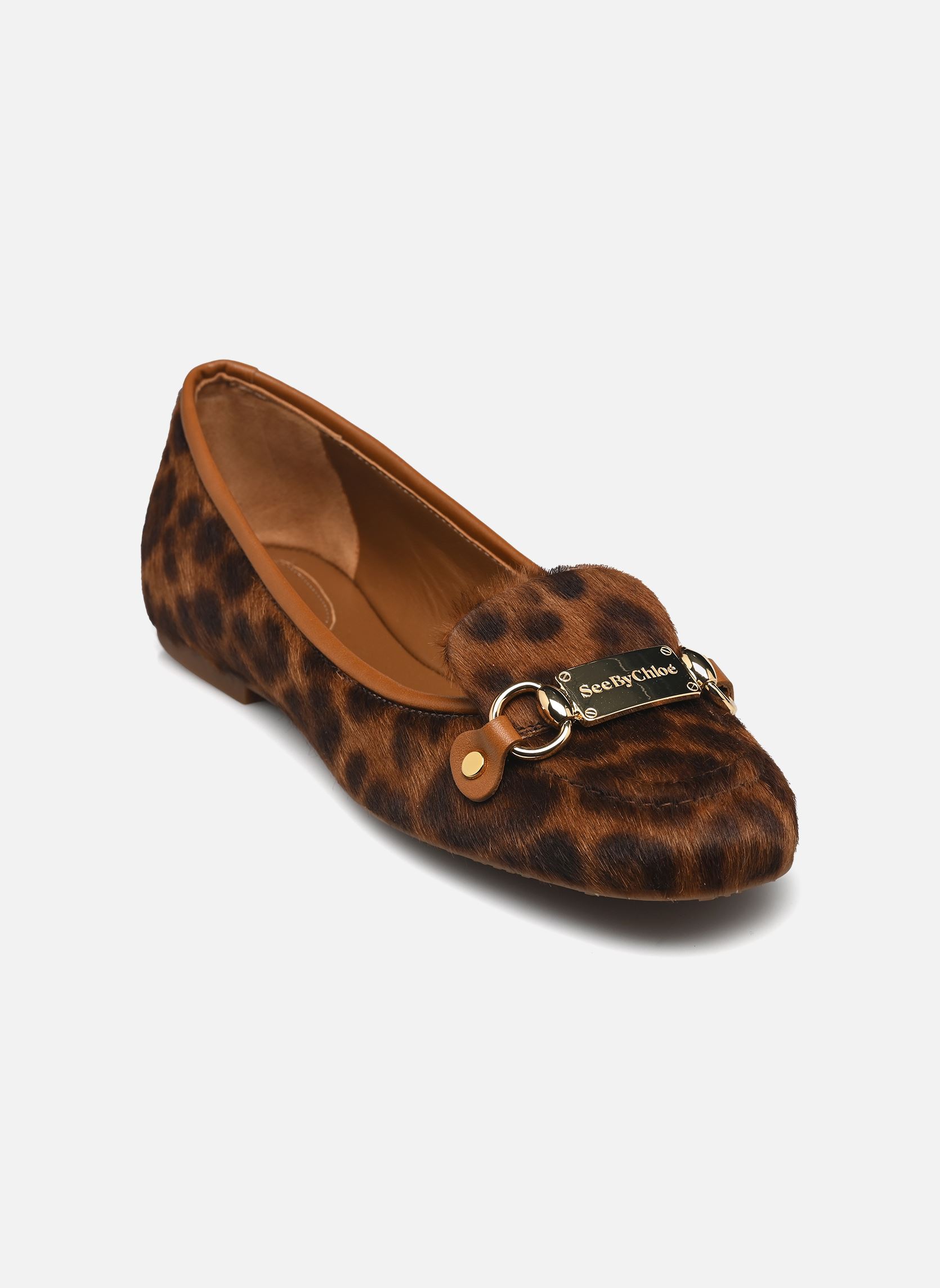 Bailarinas clásicas Signature 1 Flat mujer marrón See by Chloé Bailarinas clásicas Signature 1 Flat mujer marrón TAN