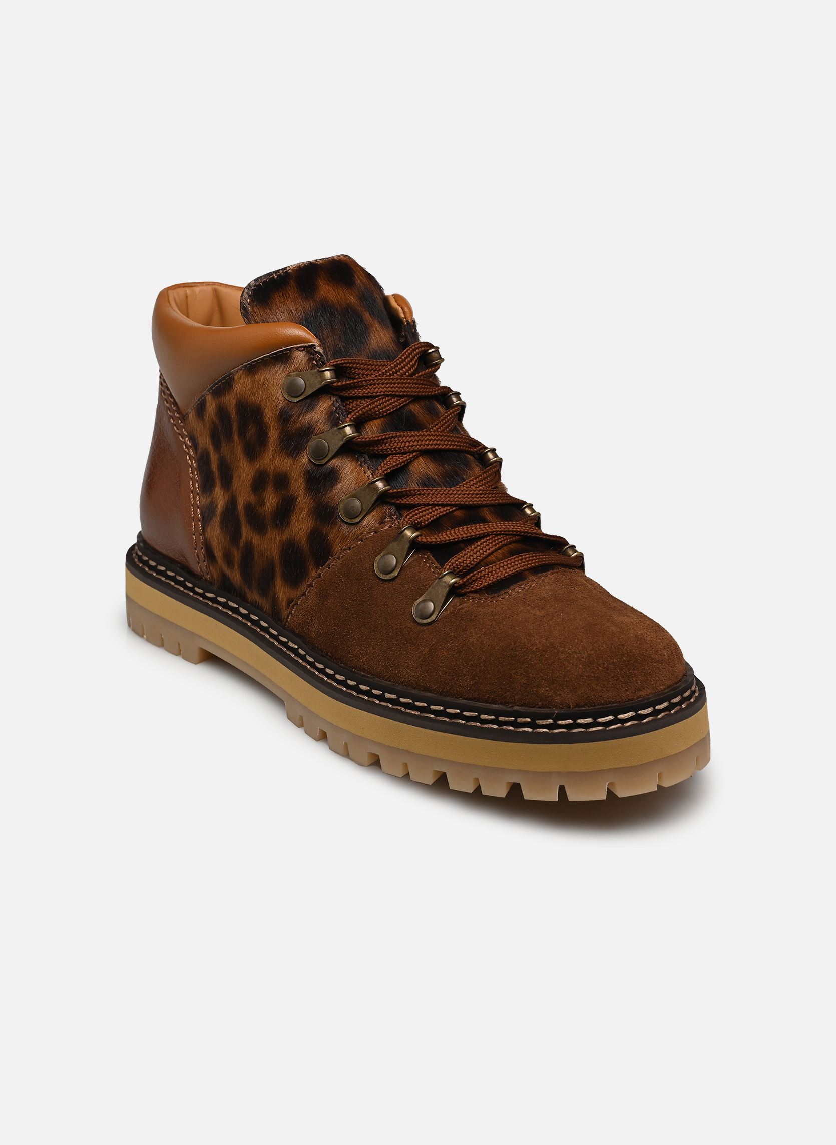 Bottines à lacets Eileen Derby femme marron See by Chloé Bottines à lacets Eileen Derby femme marron BROWN