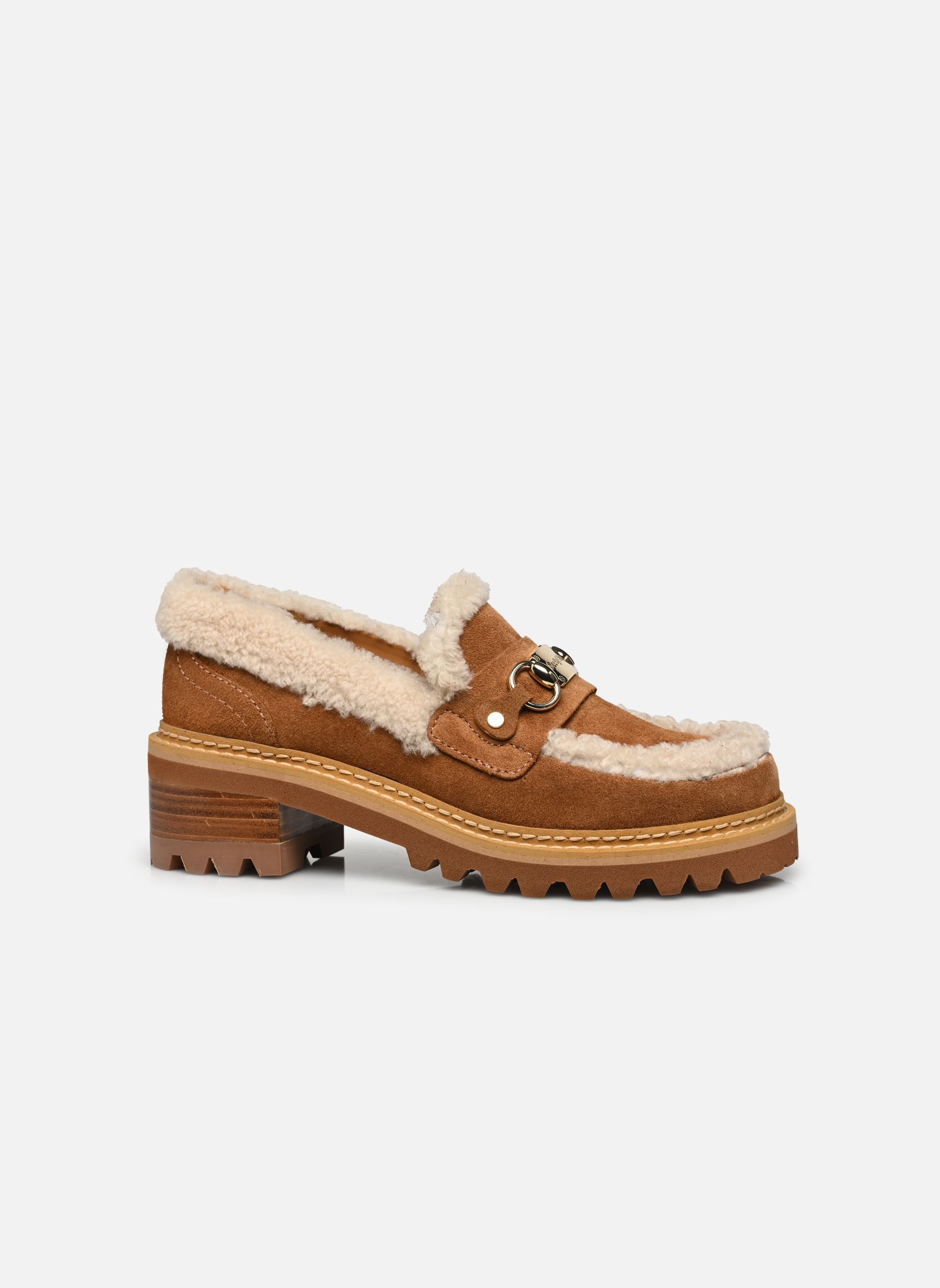 Mocassins Juliet Loafer femme marron See by Chloé Mocassins Juliet Loafer femme marron TAN