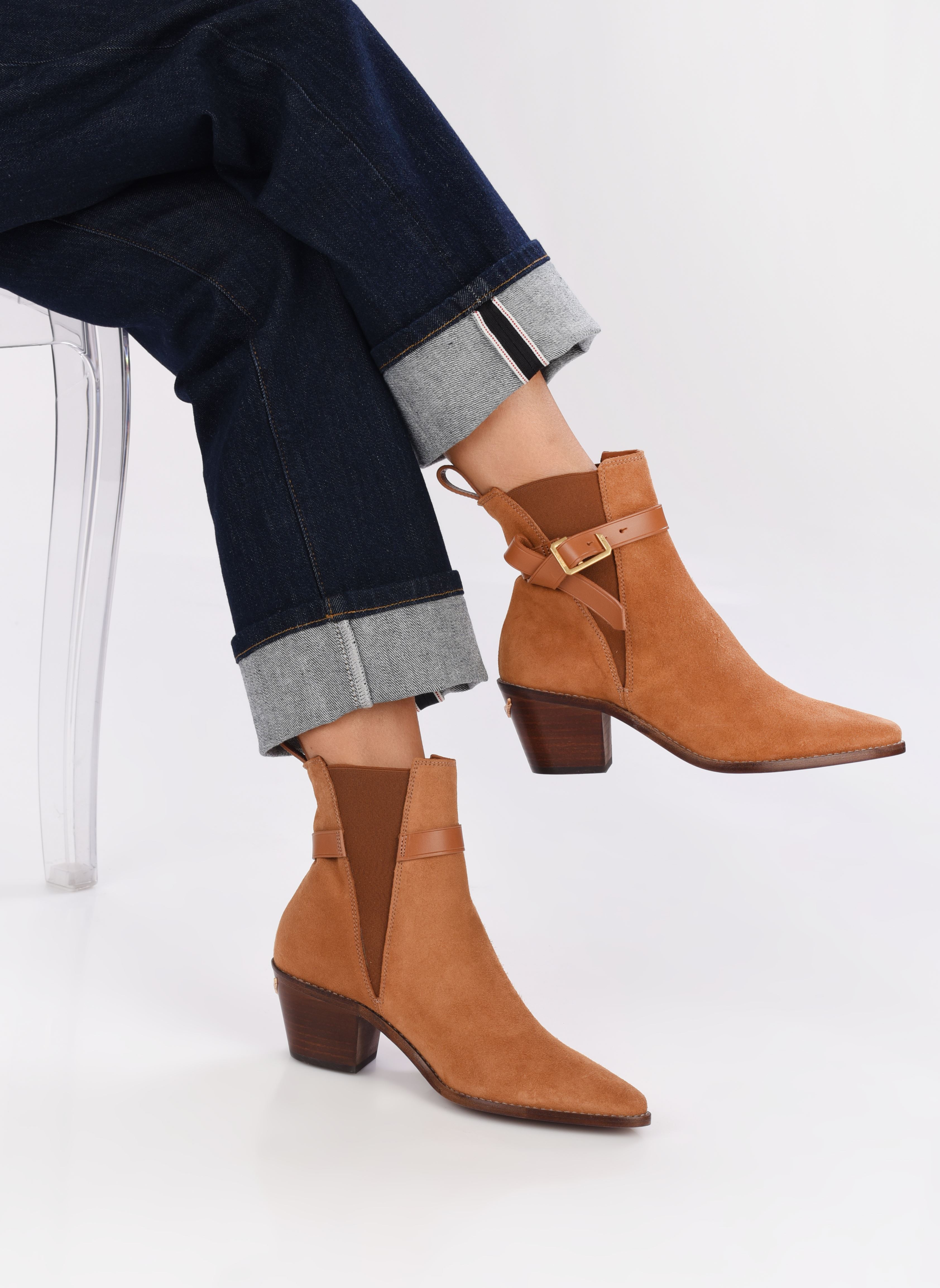 Stivaletti e stivali Tyler Cecilia Suede donna marrone Zadig & Voltaire Stivaletti e stivali Tyler Cecilia Suede donna marrone HERITAGE