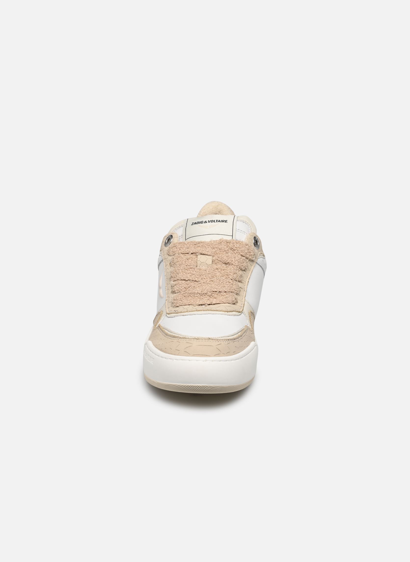 Lage sneakers Wings Leather Mix dames wit Zadig & Voltaire Lage sneakers Wings Leather Mix dames wit Ice