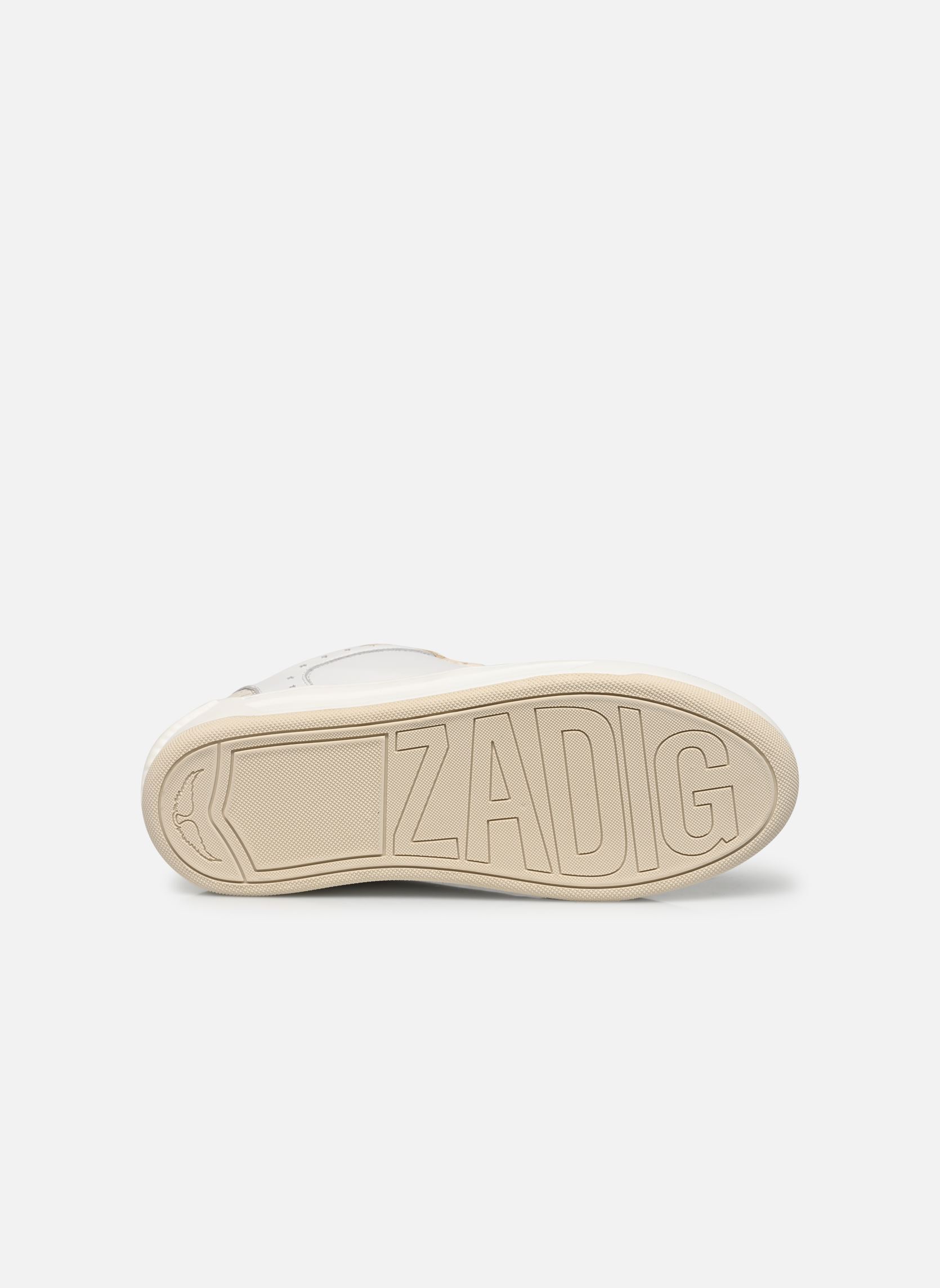 Lage sneakers Wings Leather Mix dames wit Zadig & Voltaire Lage sneakers Wings Leather Mix dames wit Ice