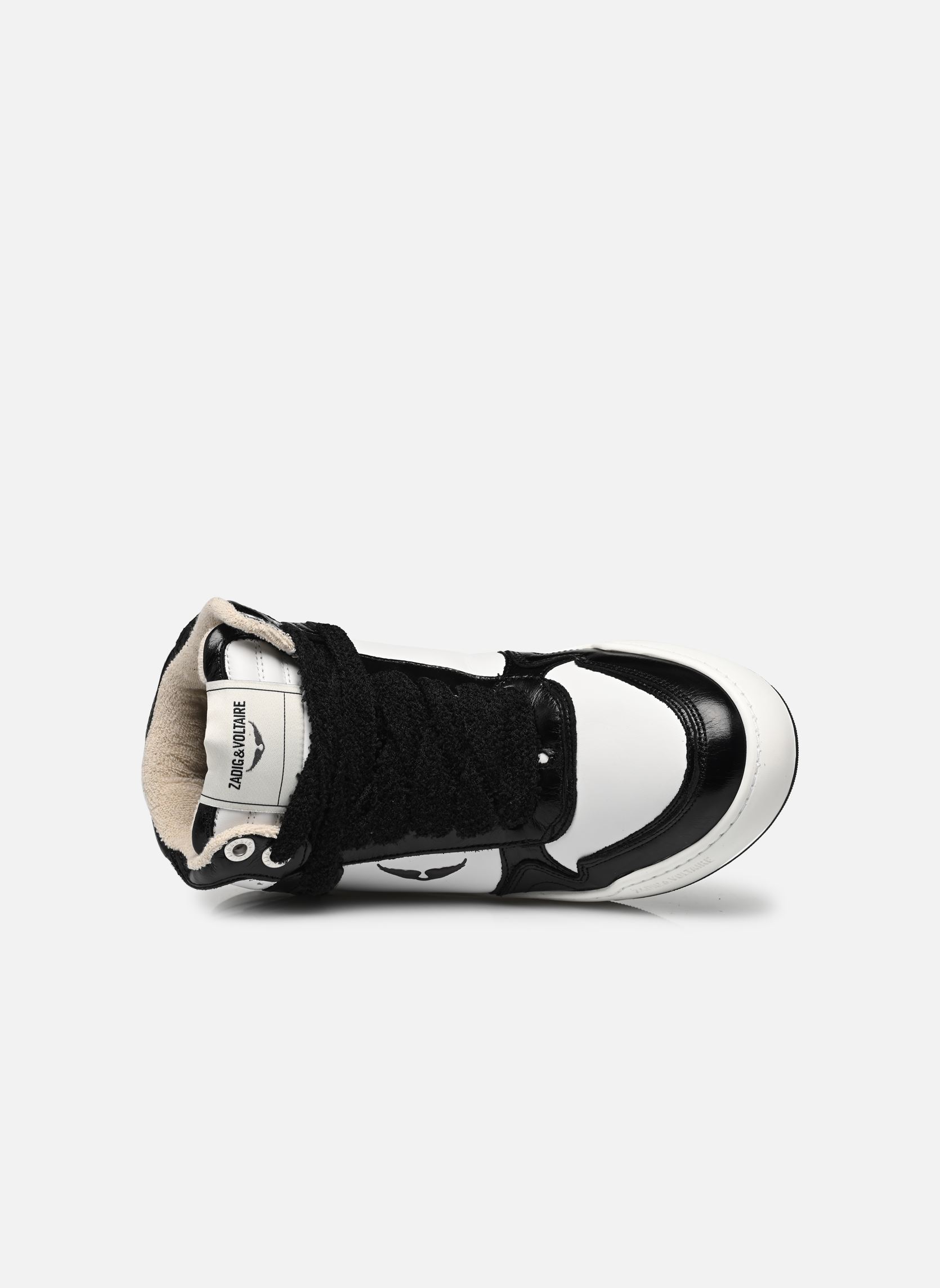 Sneakers basse High Wings Leather Mix donna nero Zadig & Voltaire Sneakers basse High Wings Leather Mix donna nero Noir