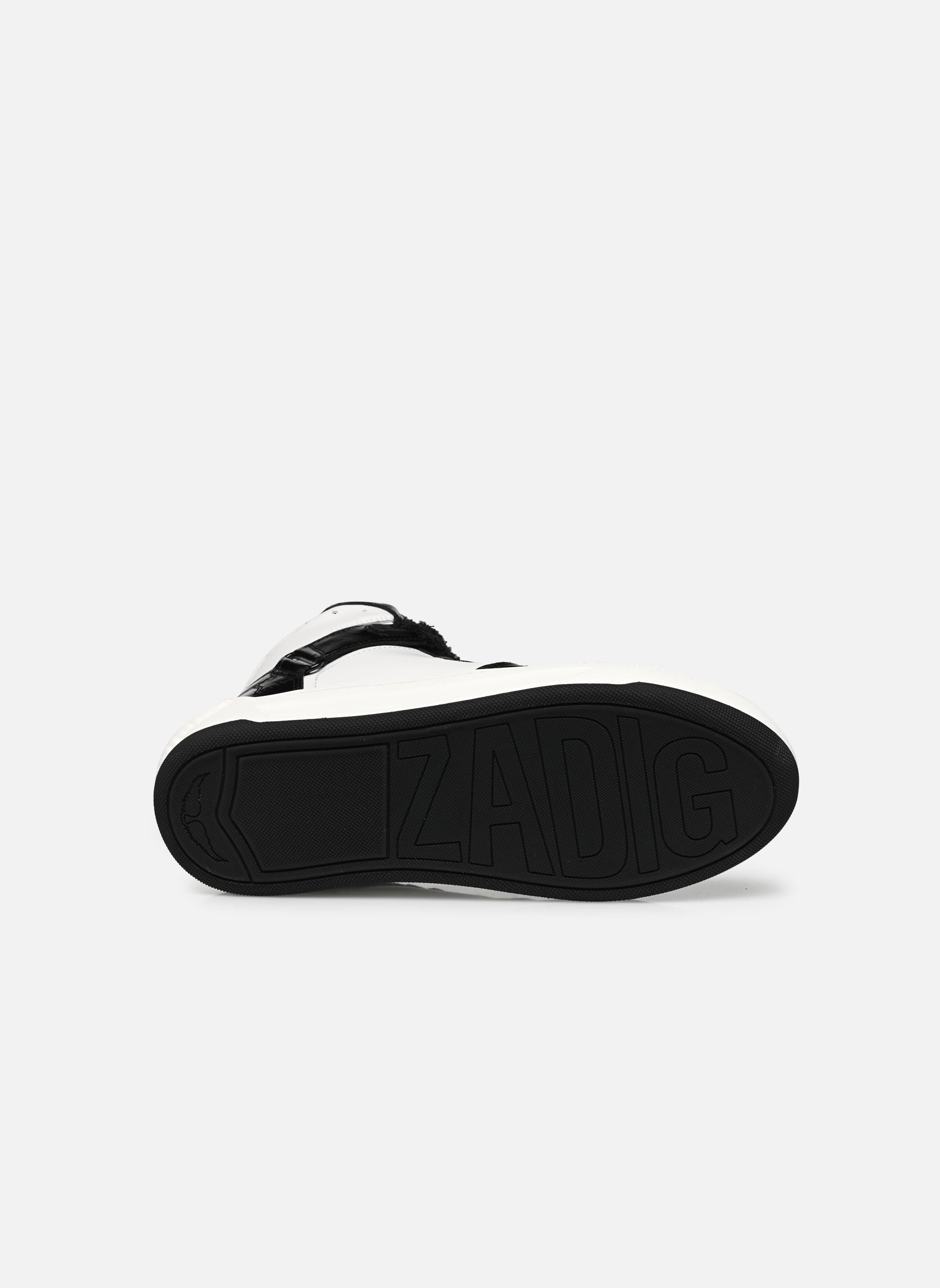 Sneakers basse High Wings Leather Mix donna nero Zadig & Voltaire Sneakers basse High Wings Leather Mix donna nero Noir