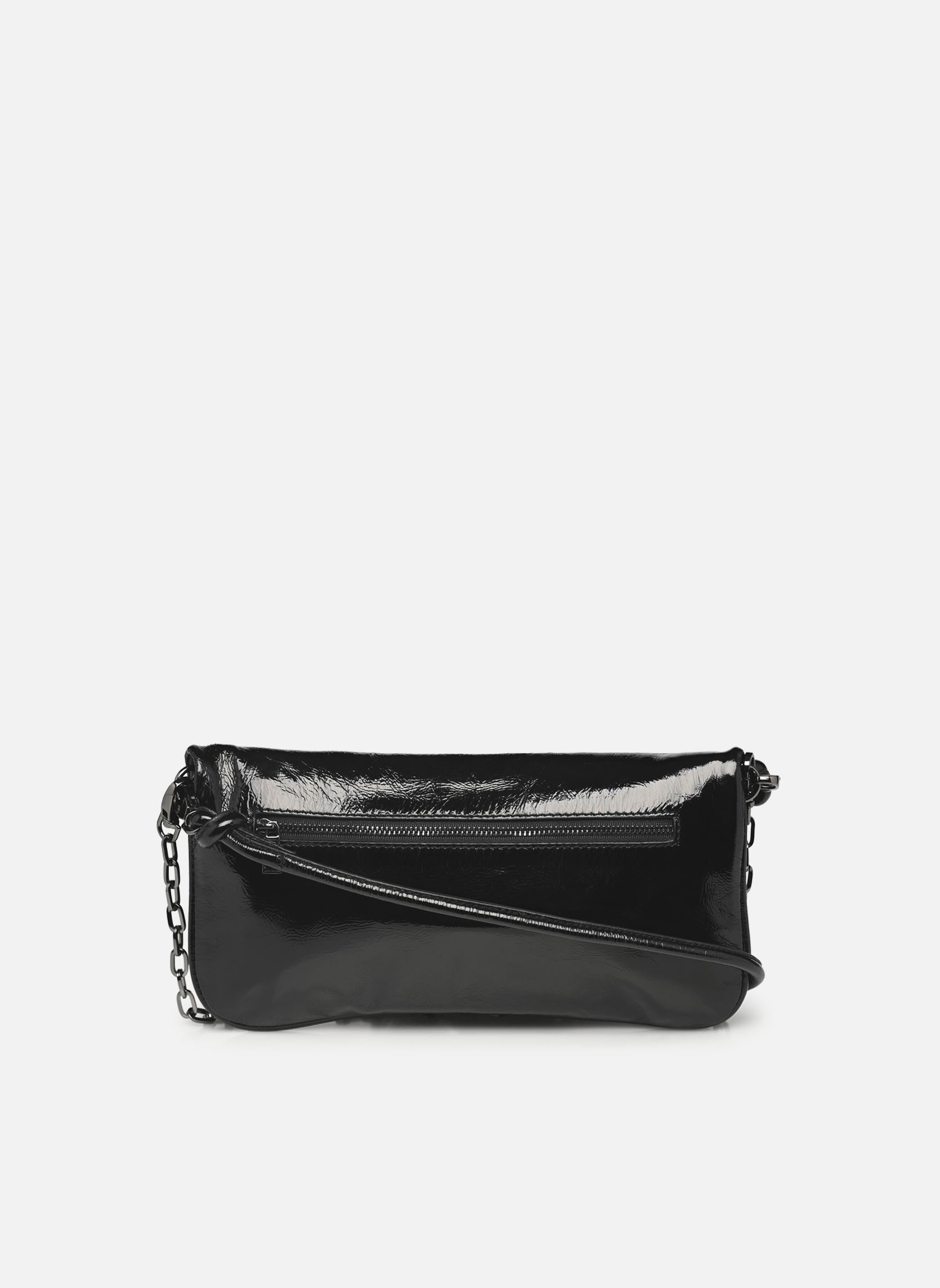 Umhängetaschen Rock Eternal Creased Patent damen schwarz Zadig & Voltaire Umhängetaschen Rock Eternal Creased Patent damen schwarz NOIR