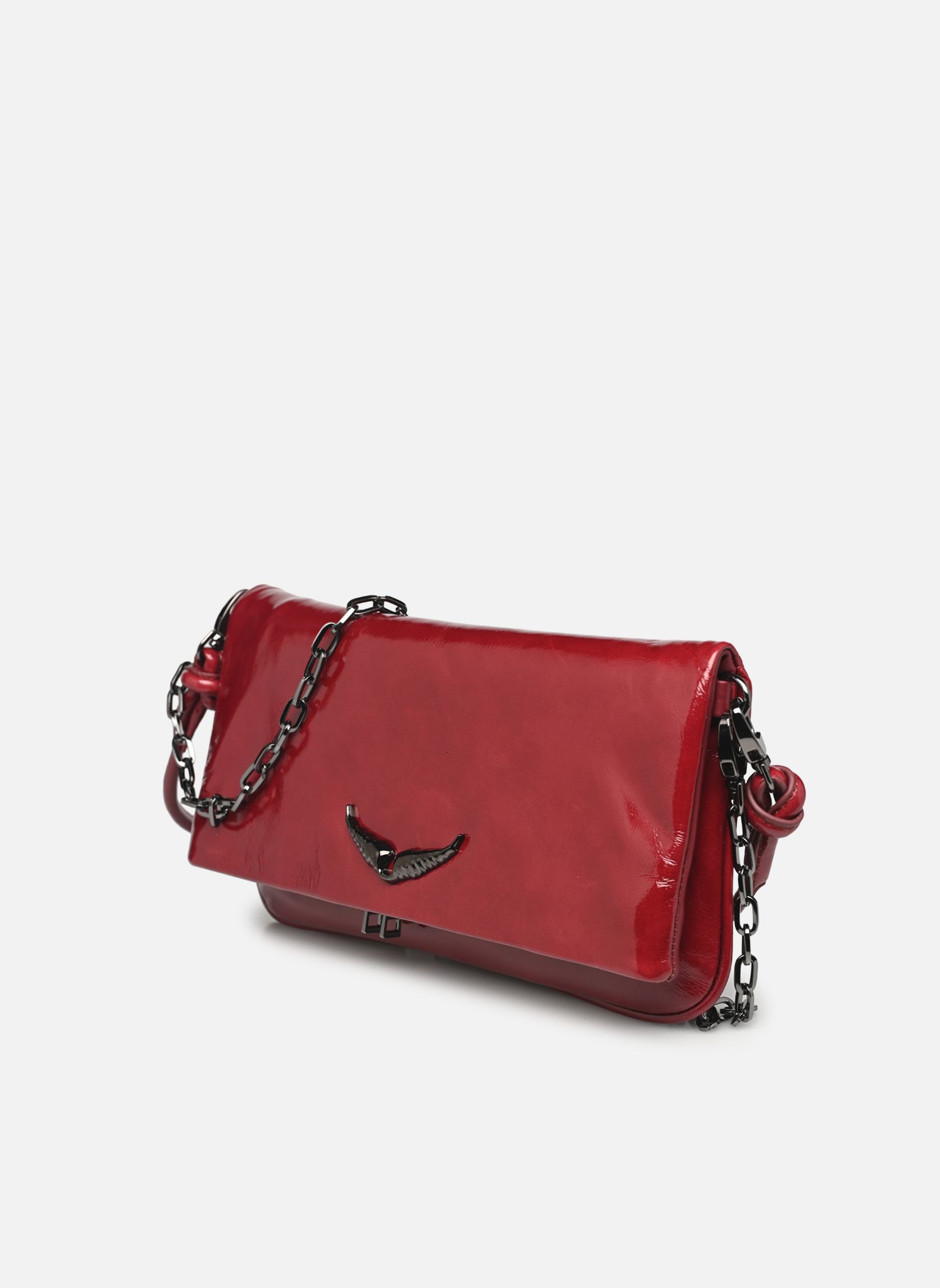 Schoudertassen Rock Eternal Creased Patent dames rood Zadig & Voltaire Schoudertassen Rock Eternal Creased Patent dames rood FURIOUS