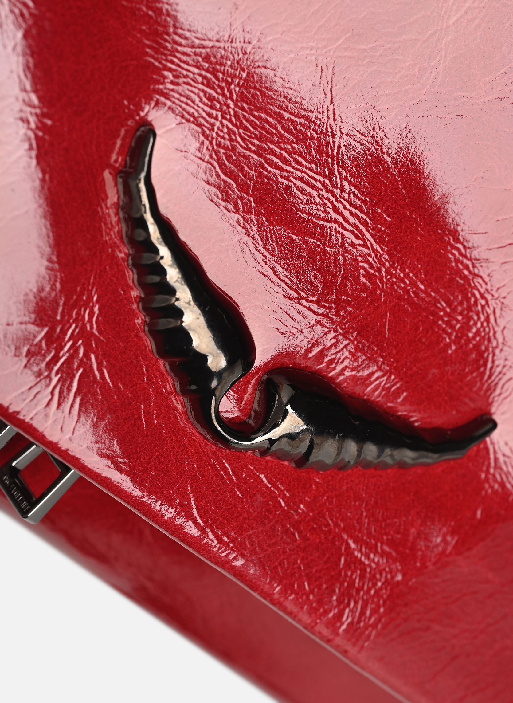 Schoudertassen Rock Eternal Creased Patent dames rood Zadig & Voltaire Schoudertassen Rock Eternal Creased Patent dames rood FURIOUS