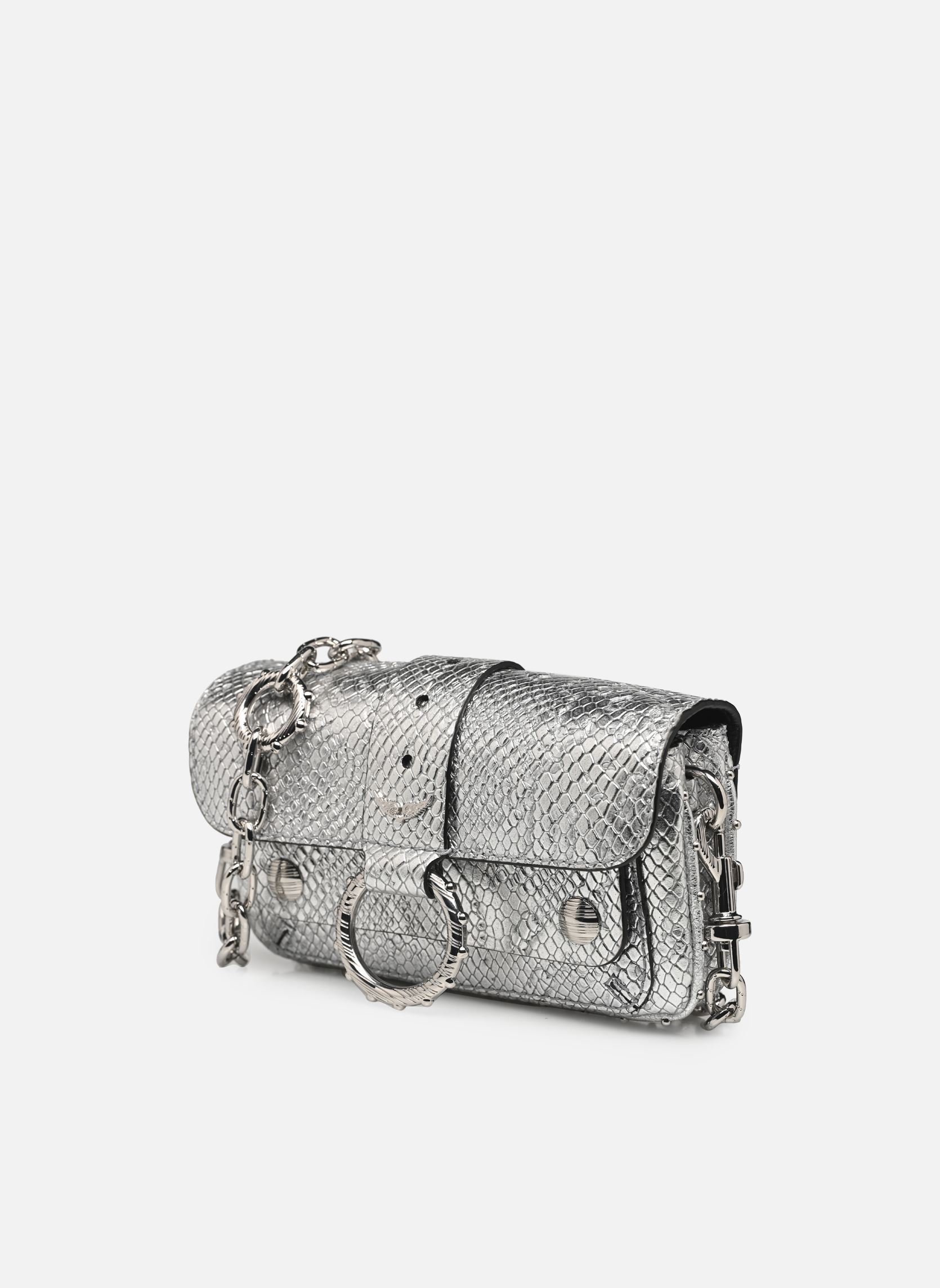 Sacs bandoulière Kate Wallet Metallic Wild femme argent Zadig & Voltaire Sacs bandoulière Kate Wallet Metallic Wild femme argent SILVER