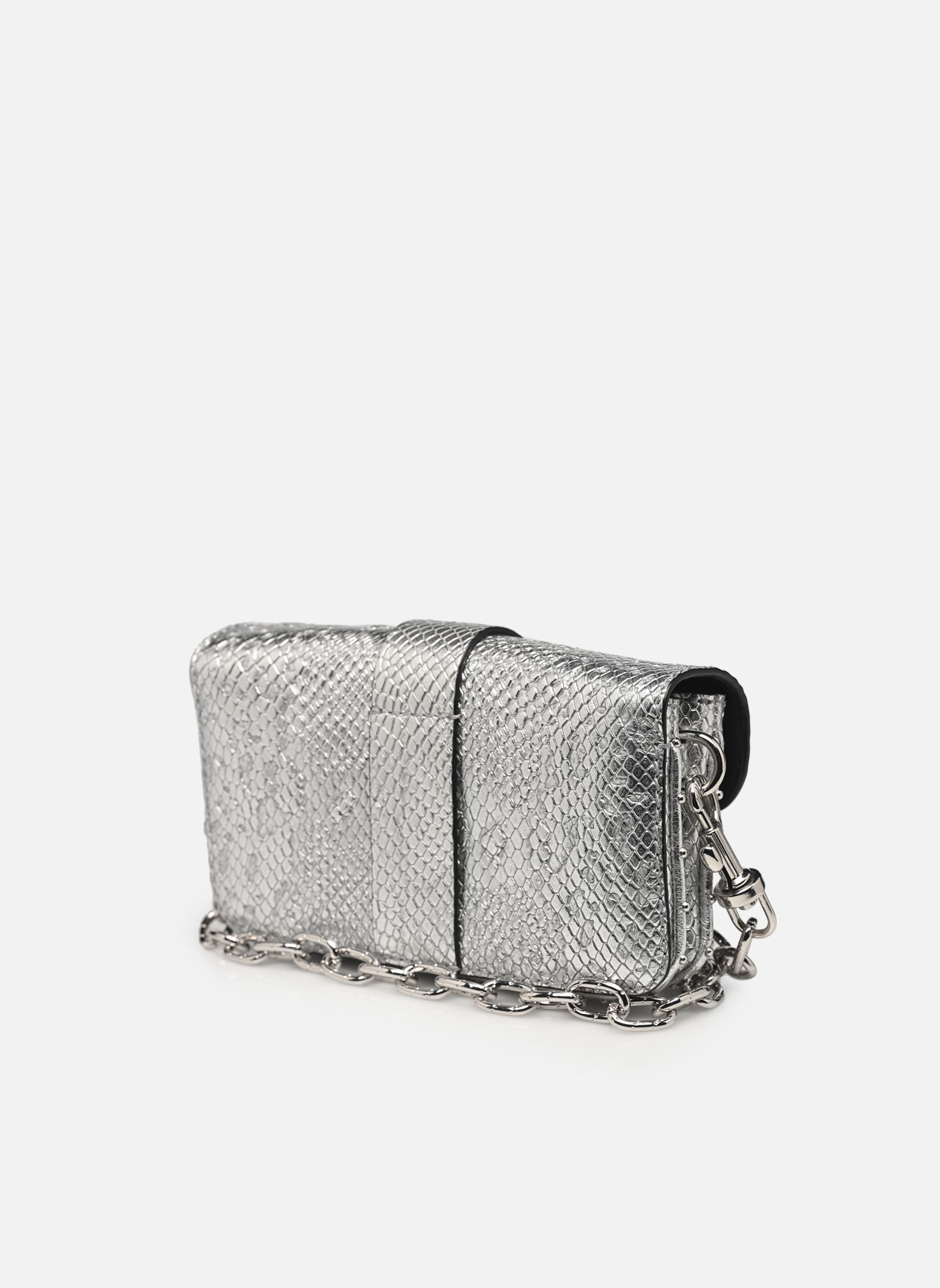 Sacs bandoulière Kate Wallet Metallic Wild femme argent Zadig & Voltaire Sacs bandoulière Kate Wallet Metallic Wild femme argent SILVER