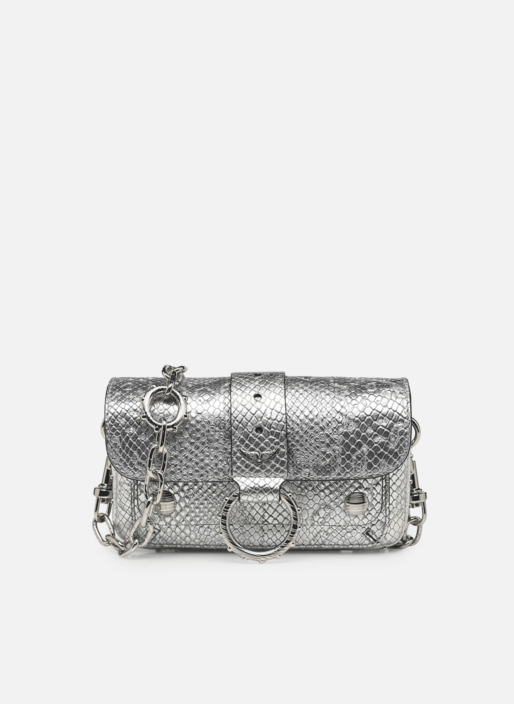 Sacs bandoulière Kate Wallet Metallic Wild femme argent Zadig & Voltaire Sacs bandoulière Kate Wallet Metallic Wild femme argent SILVER