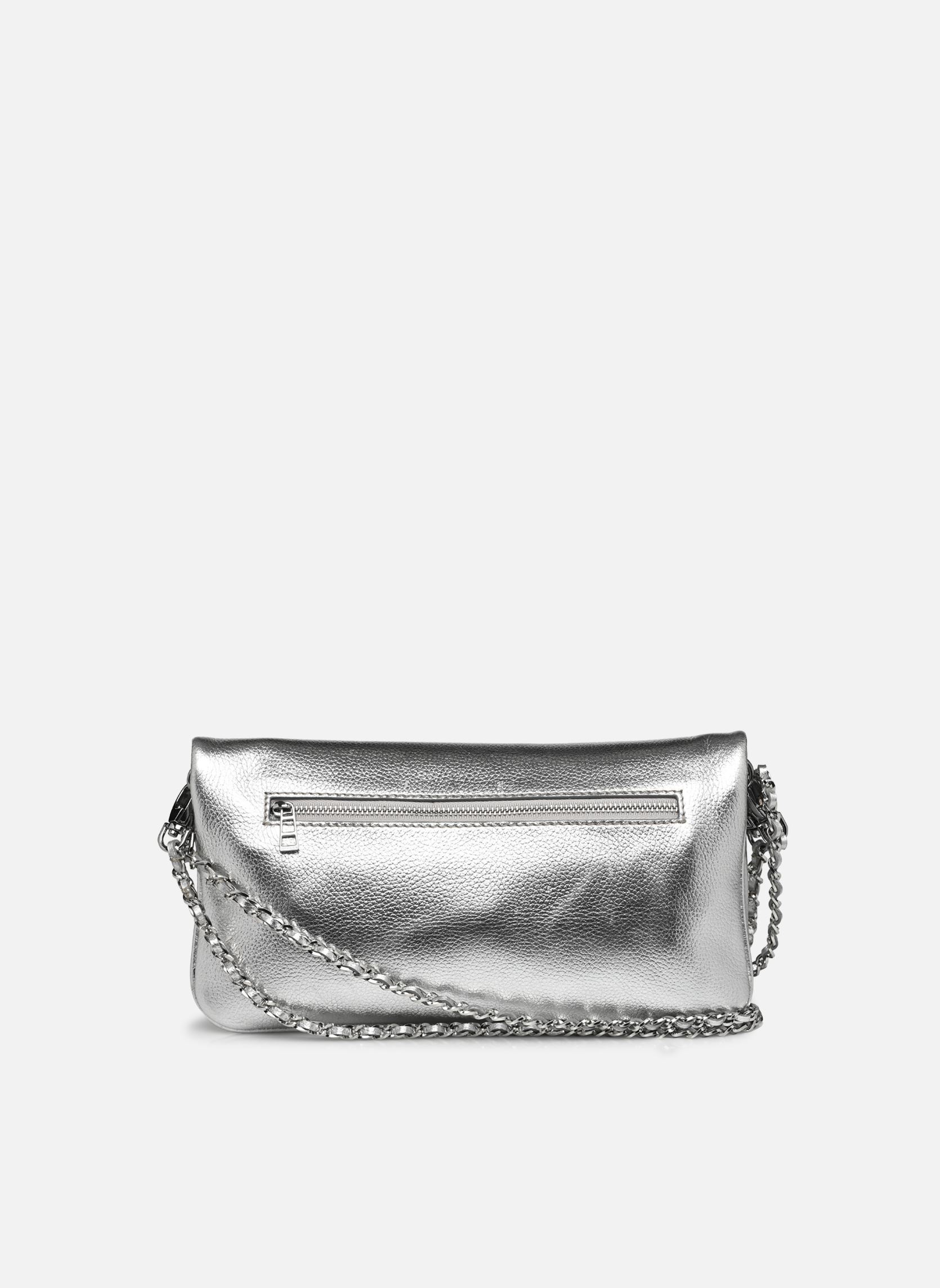 Sacs bandoulière Rock Wings Metallic Grained Le femme argent Zadig & Voltaire Sacs bandoulière Rock Wings Metallic Grained Le femme argent SILVER