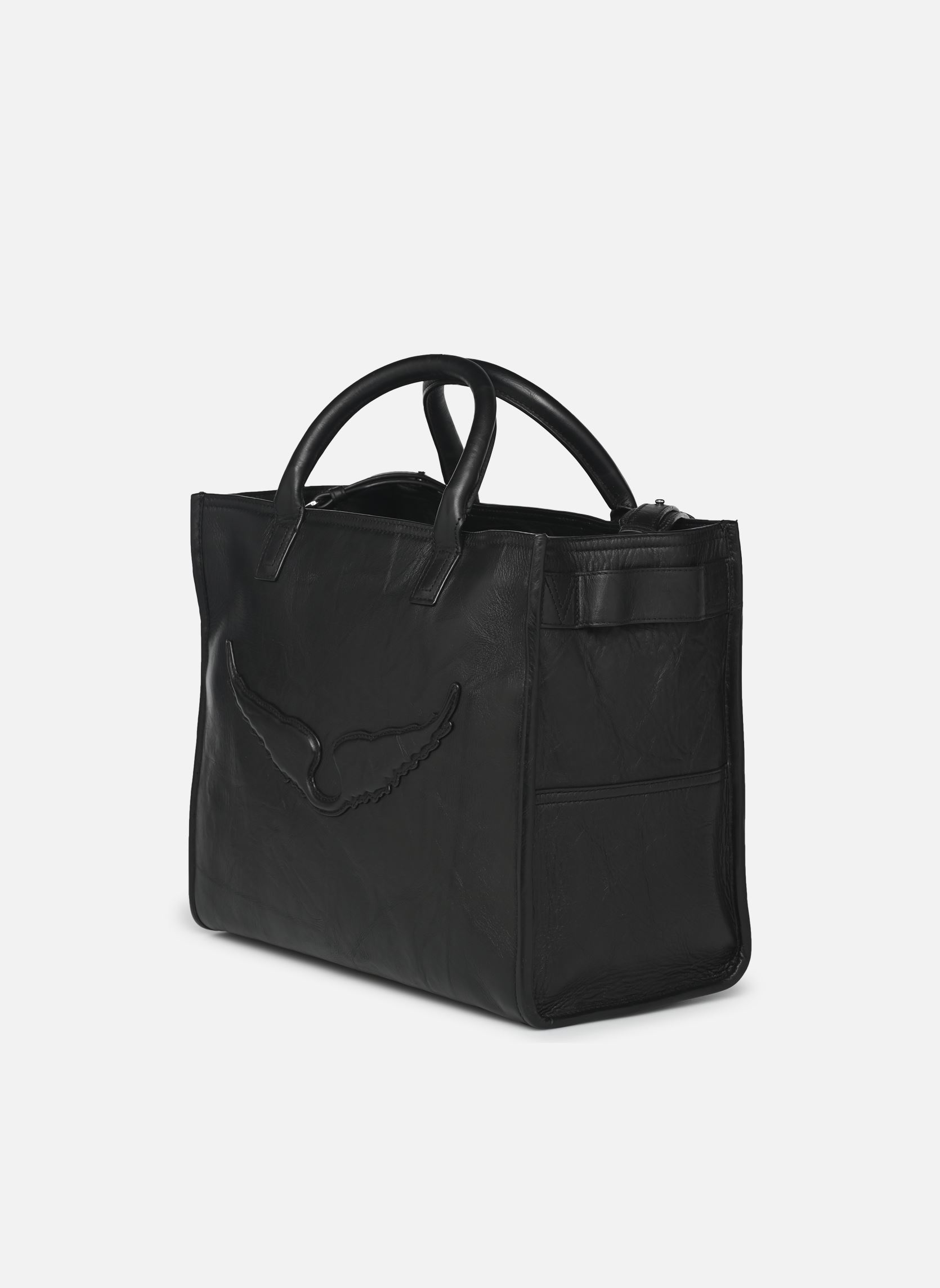 Shopper Angel Tote Wings Cow Burnish damen schwarz Zadig & Voltaire Shopper Angel Tote Wings Cow Burnish damen schwarz NOIR