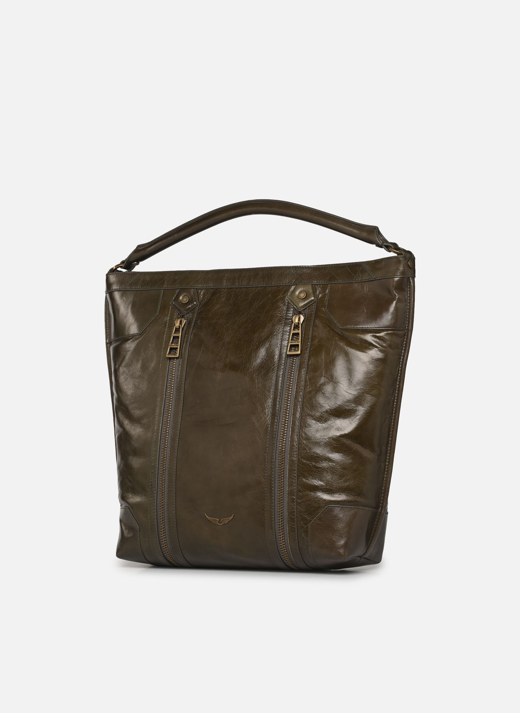 Borse a tracolla Sunny Hobo Vintage Patent donna verde Zadig & Voltaire Borse a tracolla Sunny Hobo Vintage Patent donna verde RECORD