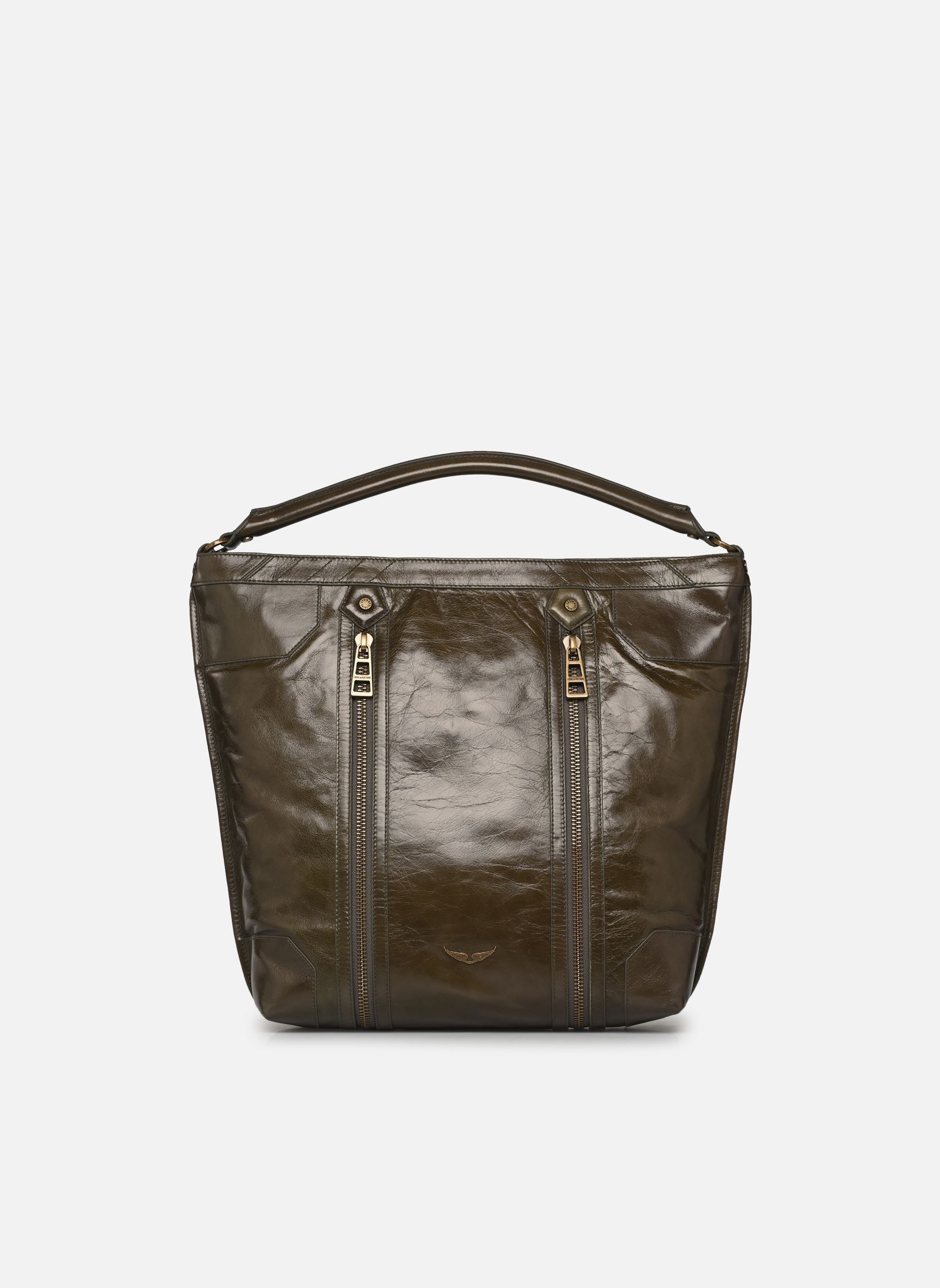 Borse a tracolla Sunny Hobo Vintage Patent donna verde Zadig & Voltaire Borse a tracolla Sunny Hobo Vintage Patent donna verde RECORD