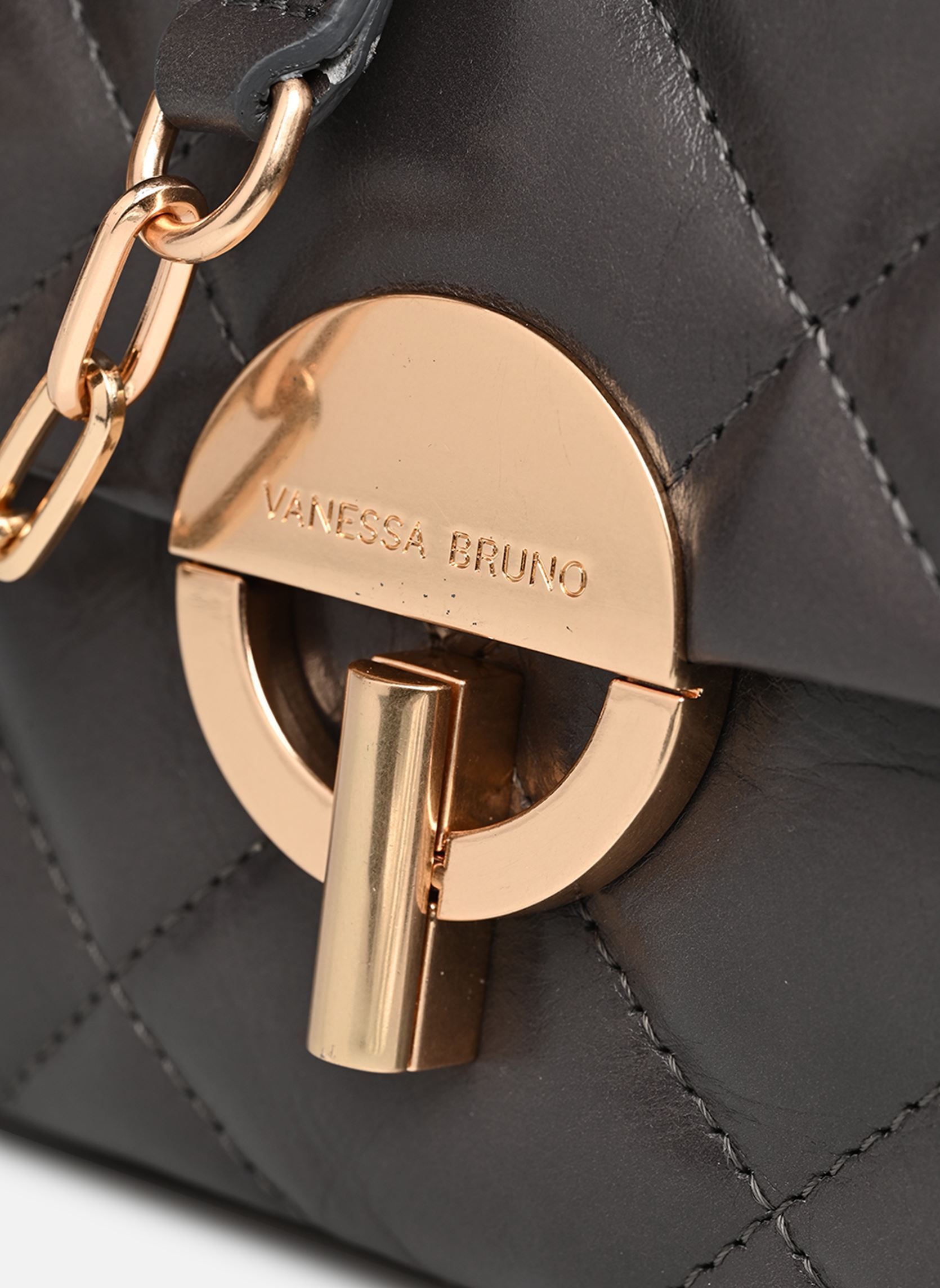 Taschen Grand Moon Matelasse En Cuir Craquele damen grau Vanessa Bruno Taschen Grand Moon Matelasse En Cuir Craquele damen grau CENDRE