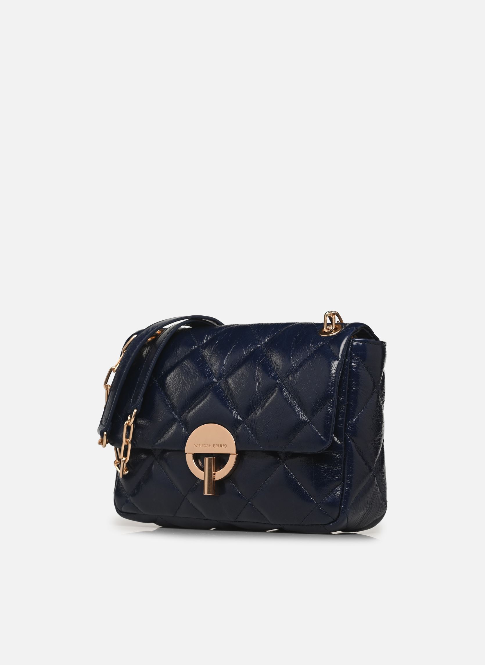 Sac Femme GUESS - Bleu Royal - Forme Tonneau Matelassé - Satin - Neuf Avec étiquettes - Pour Soirée