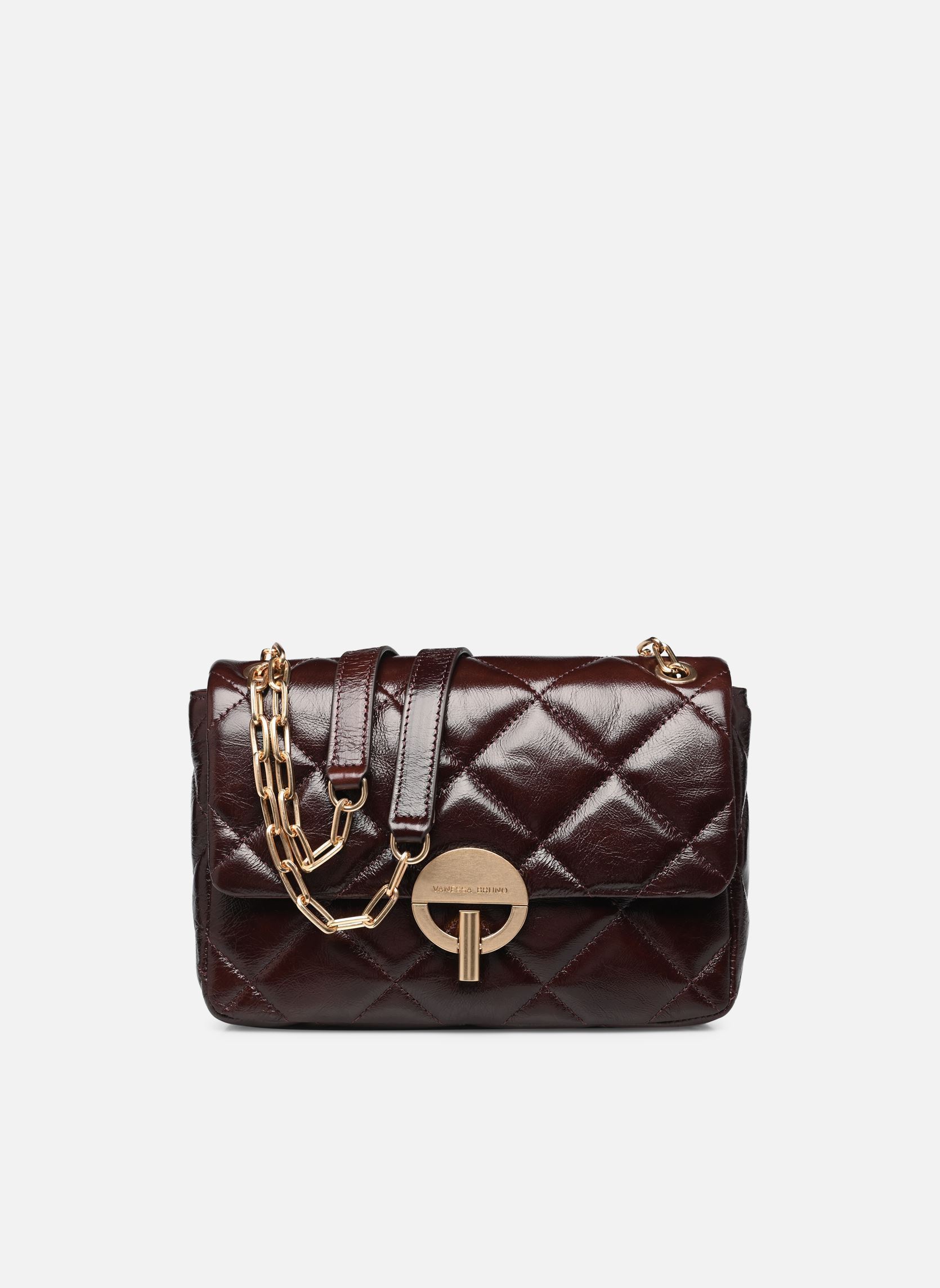 Schoudertassen Grand Moon Matelasse En Cuir Craquele dames bruin Vanessa Bruno Schoudertassen Grand Moon Matelasse En Cuir Craquele dames bruin CHOCOLAT